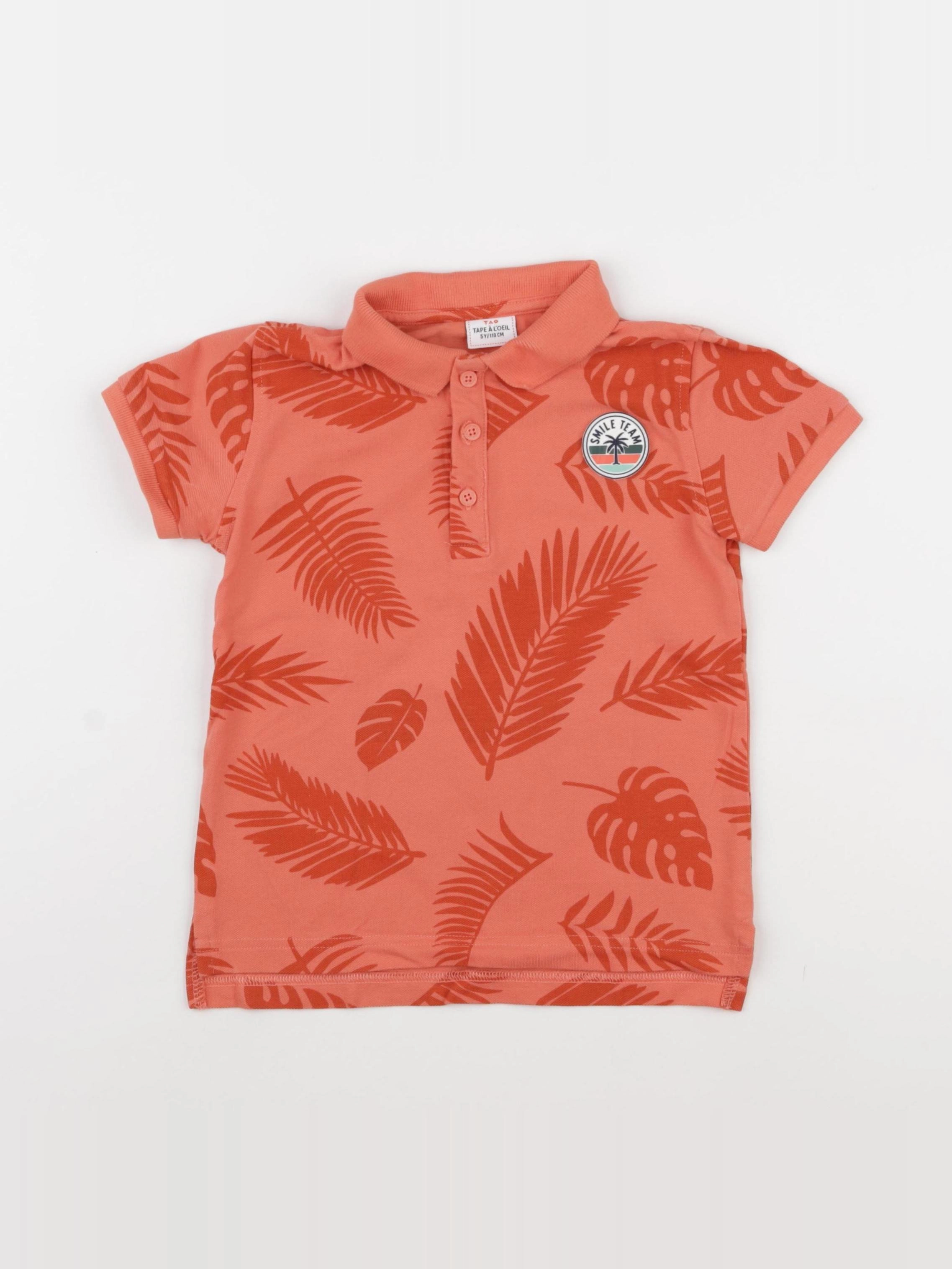 Tape à l'oeil - polo orange - 5 ans