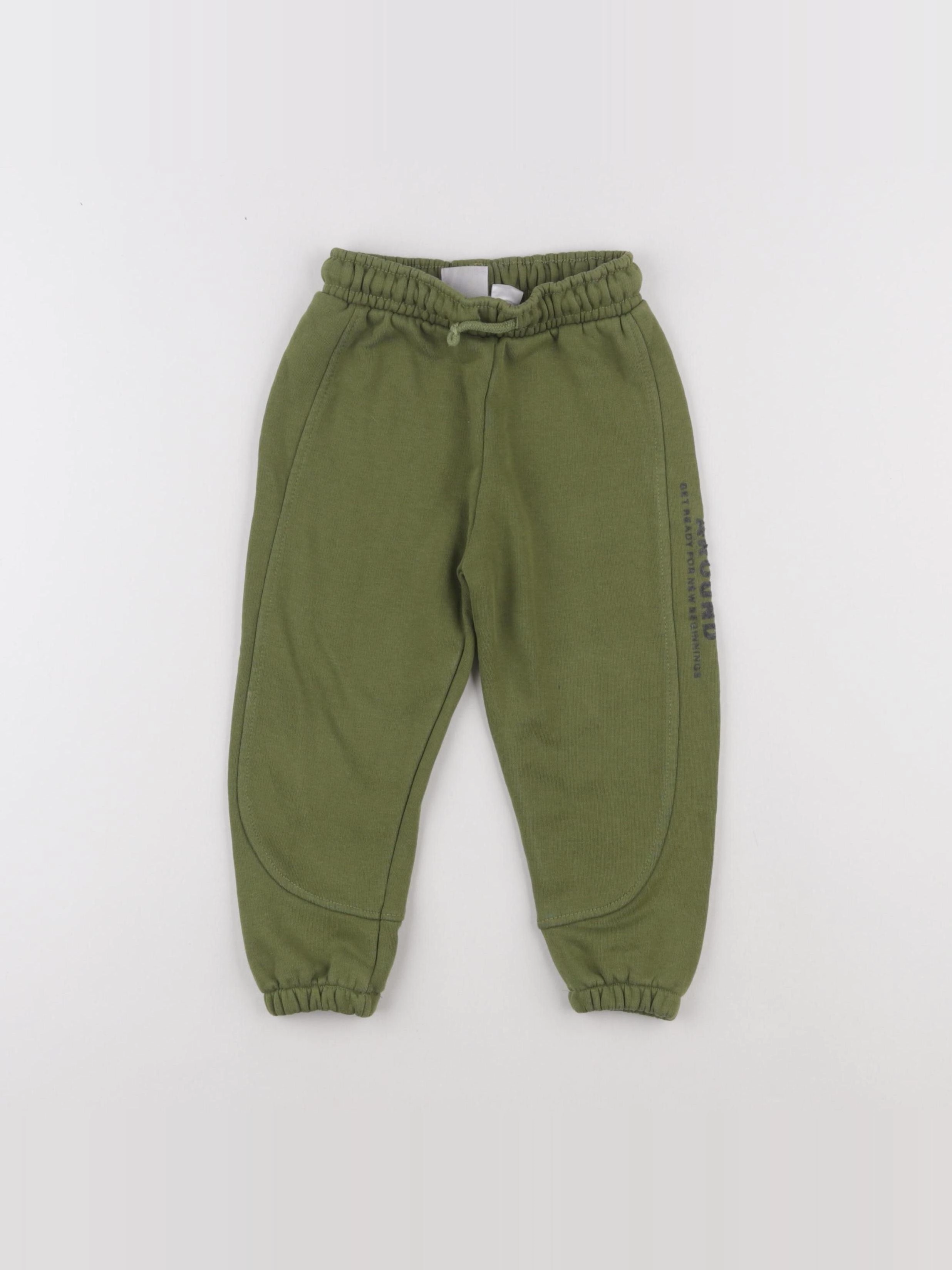 Zara - jogging vert - 2/3 ans