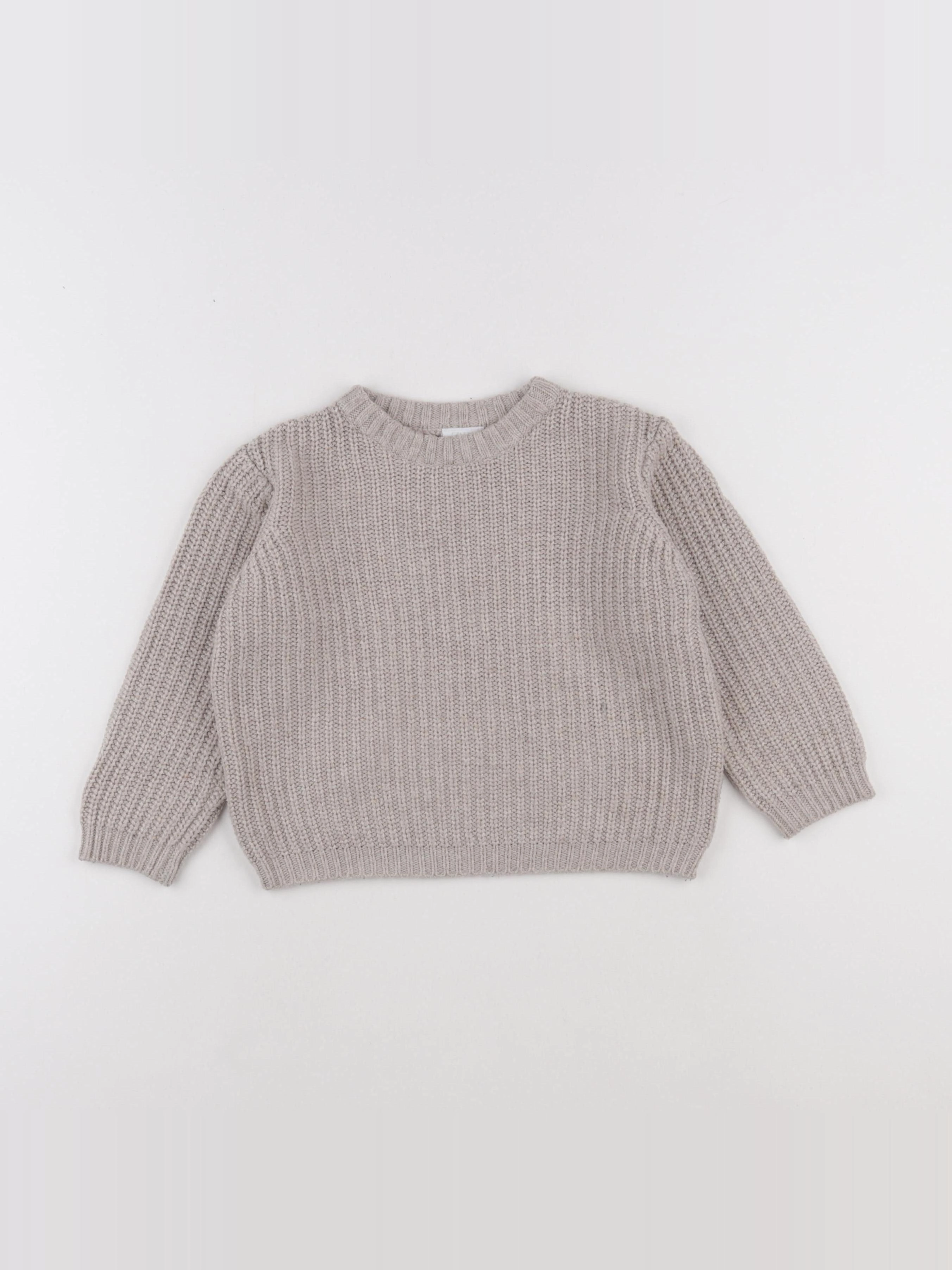 Zara - pull beige - 2/3 ans