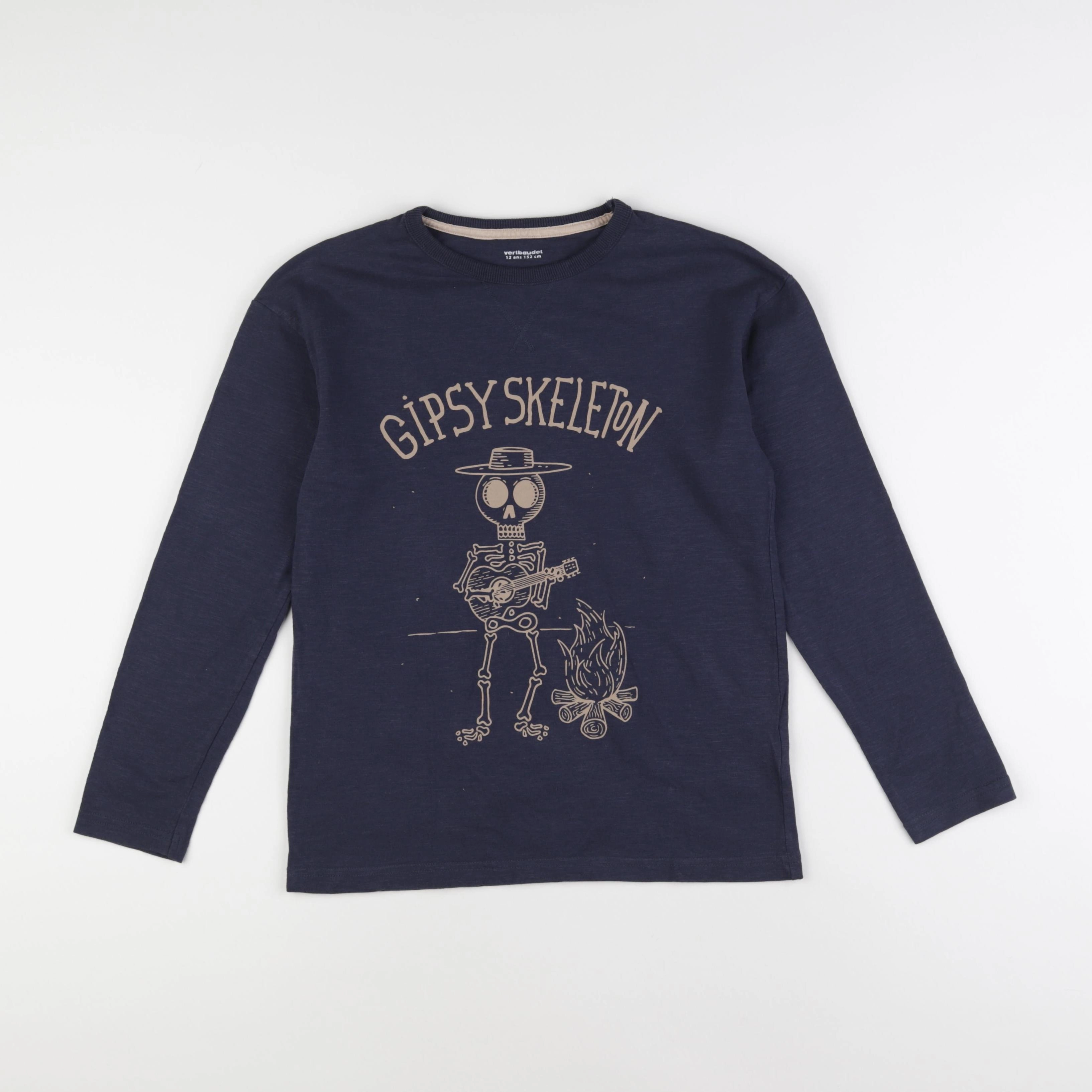 Vertbaudet - tee-shirt bleu - 12 ans