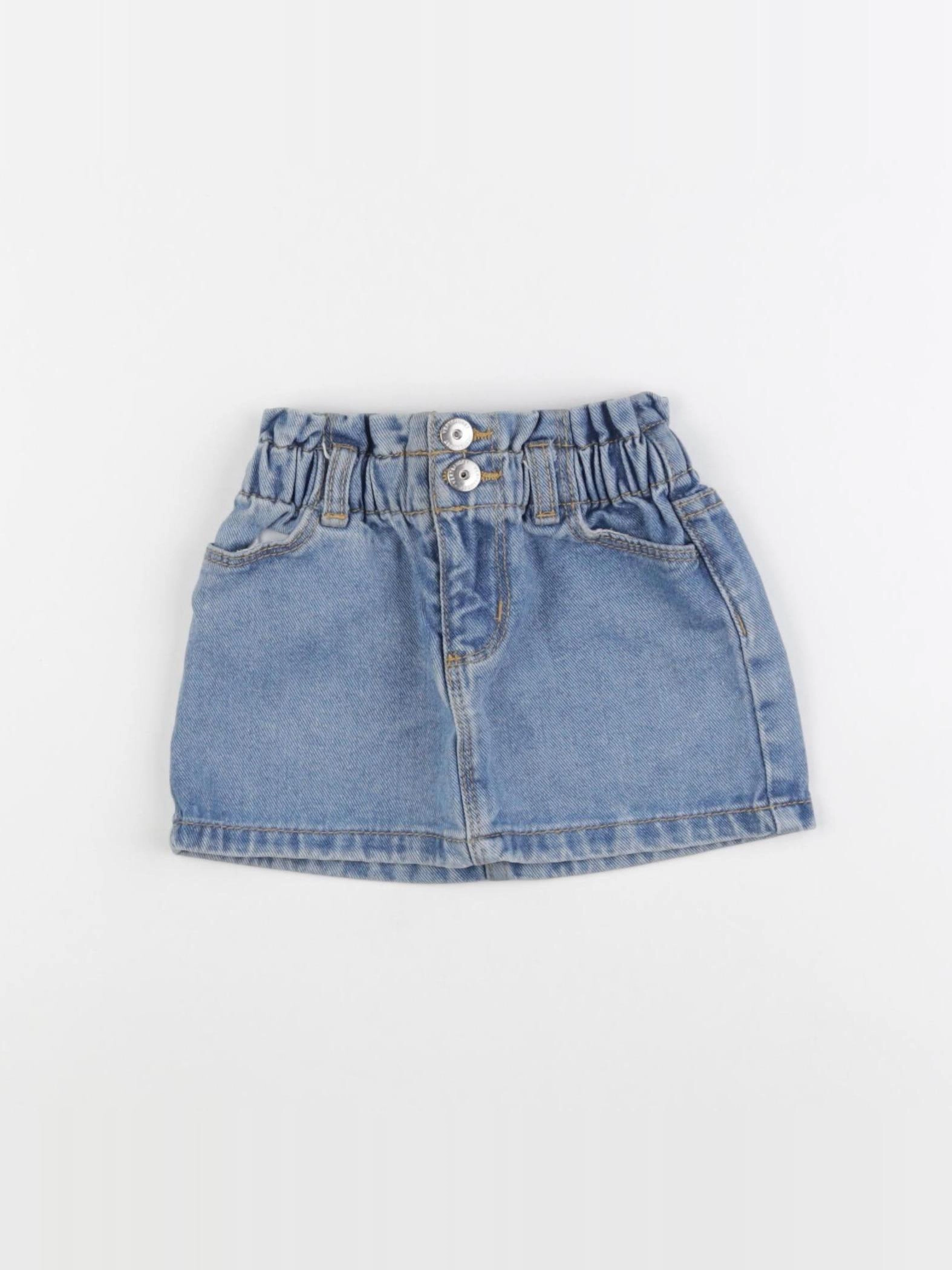 Vertbaudet - jupe bleu - 2 ans