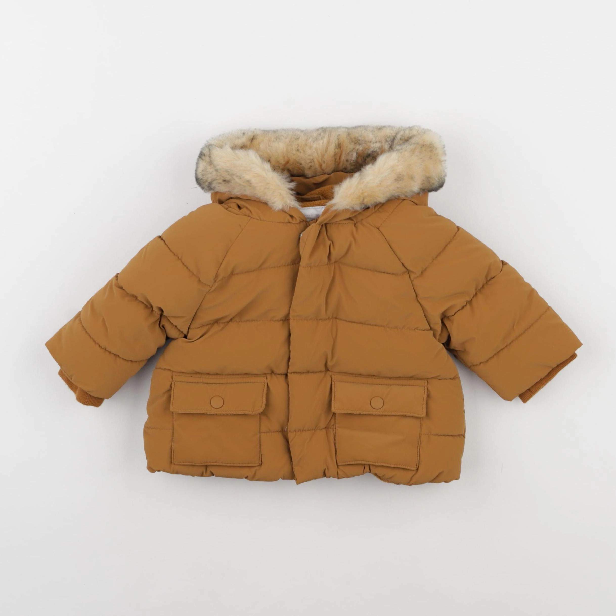 Vertbaudet - doudoune marron - 3 mois