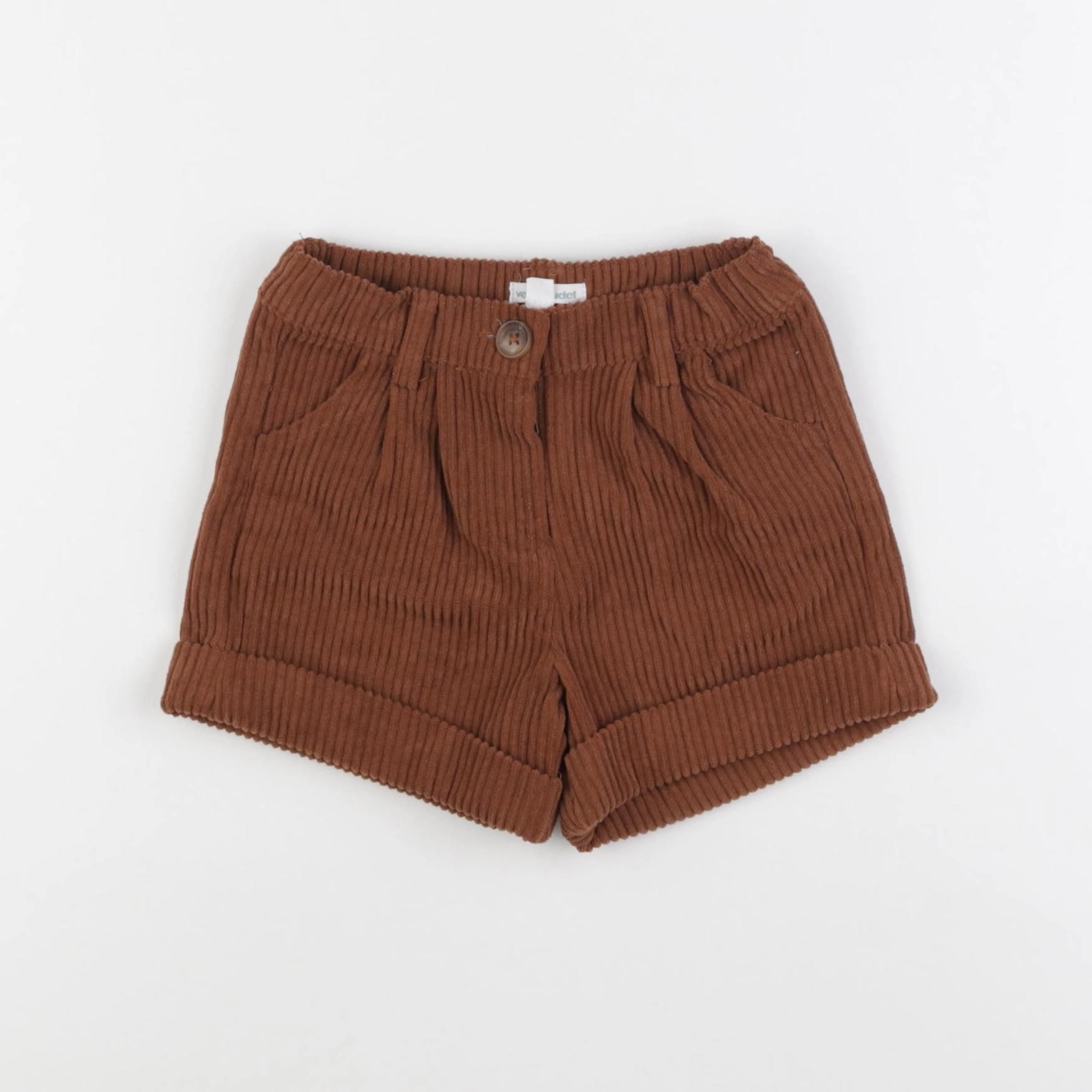 Vertbaudet - short marron - 3 ans
