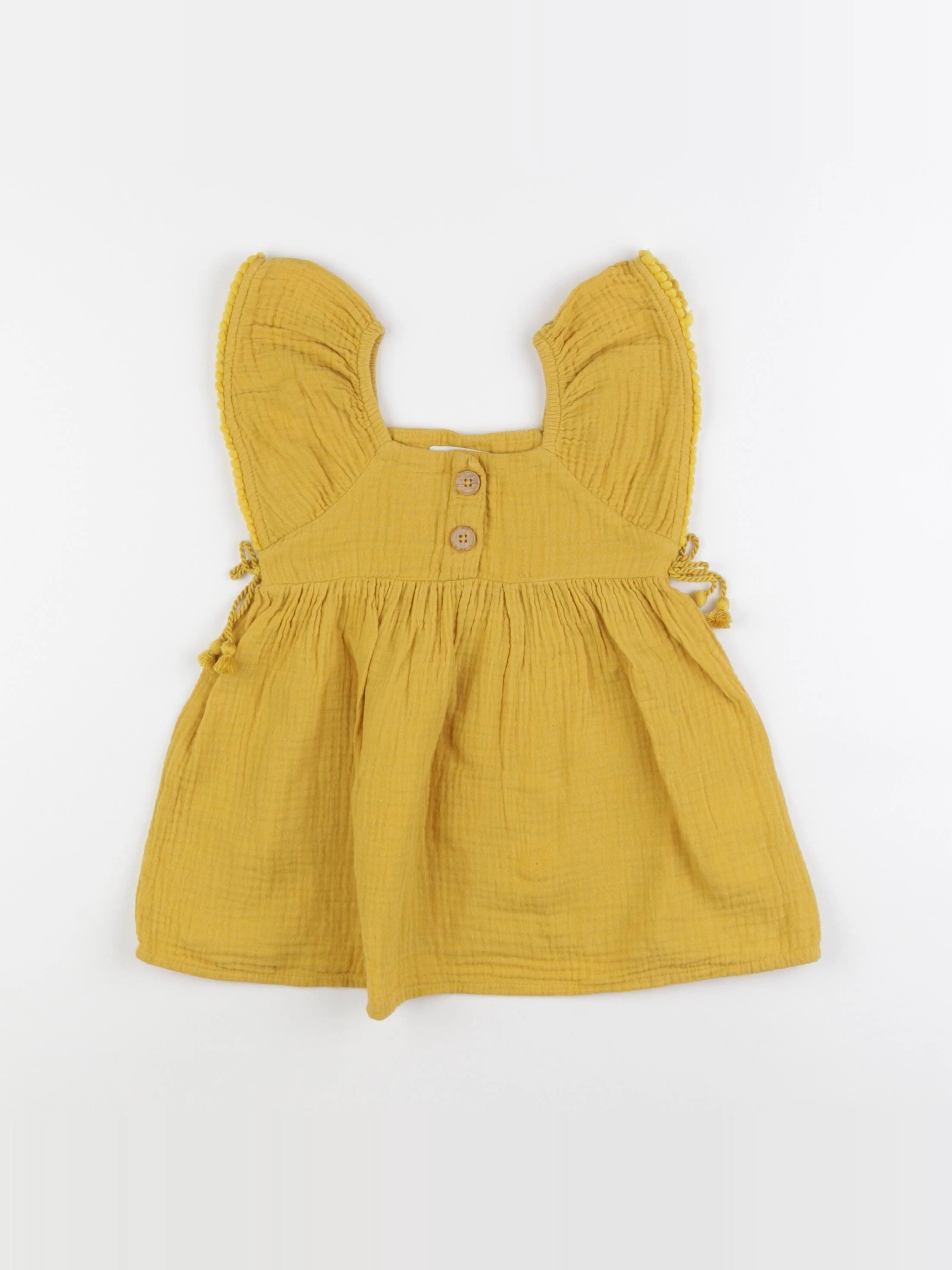 Vertbaudet - robe jaune - 2 ans