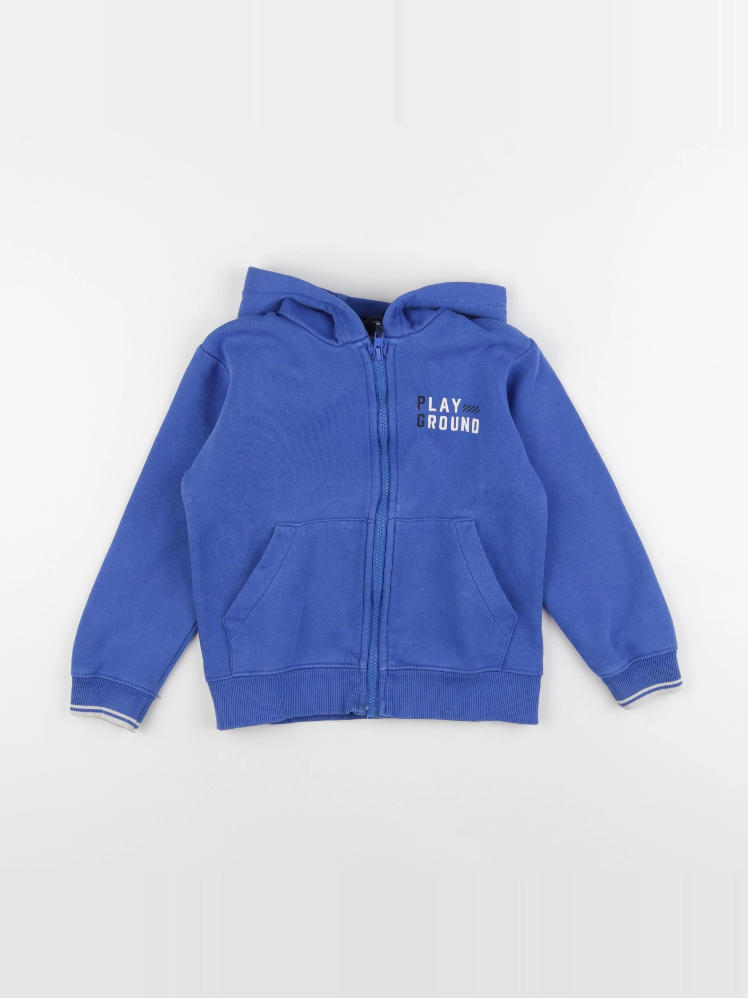 Vertbaudet - sweat bleu - 6 ans