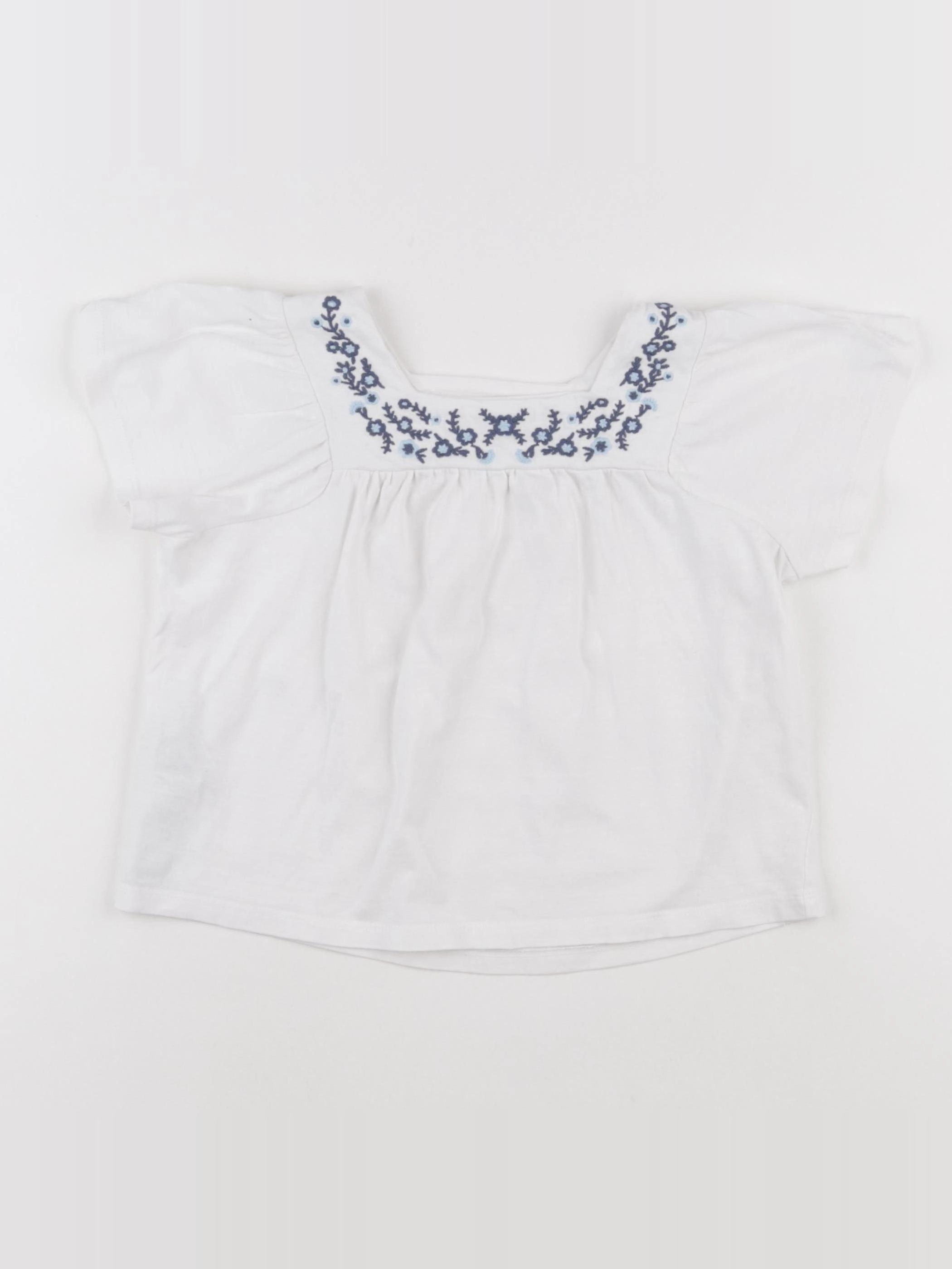 Mango - tee-shirt blanc - 4/5 ans