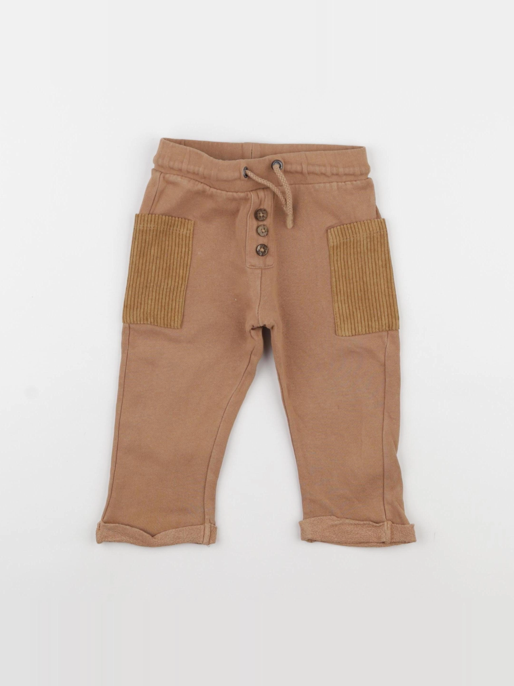 Vertbaudet - jogging marron - 18 mois