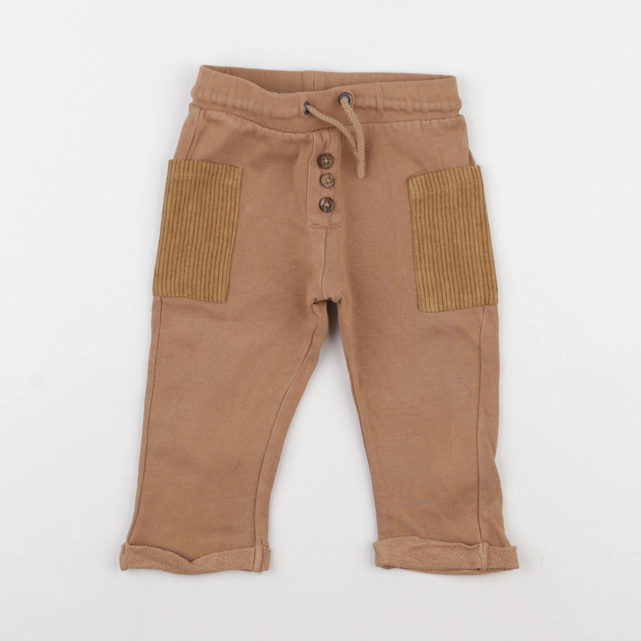 Vertbaudet - jogging marron - 18 mois