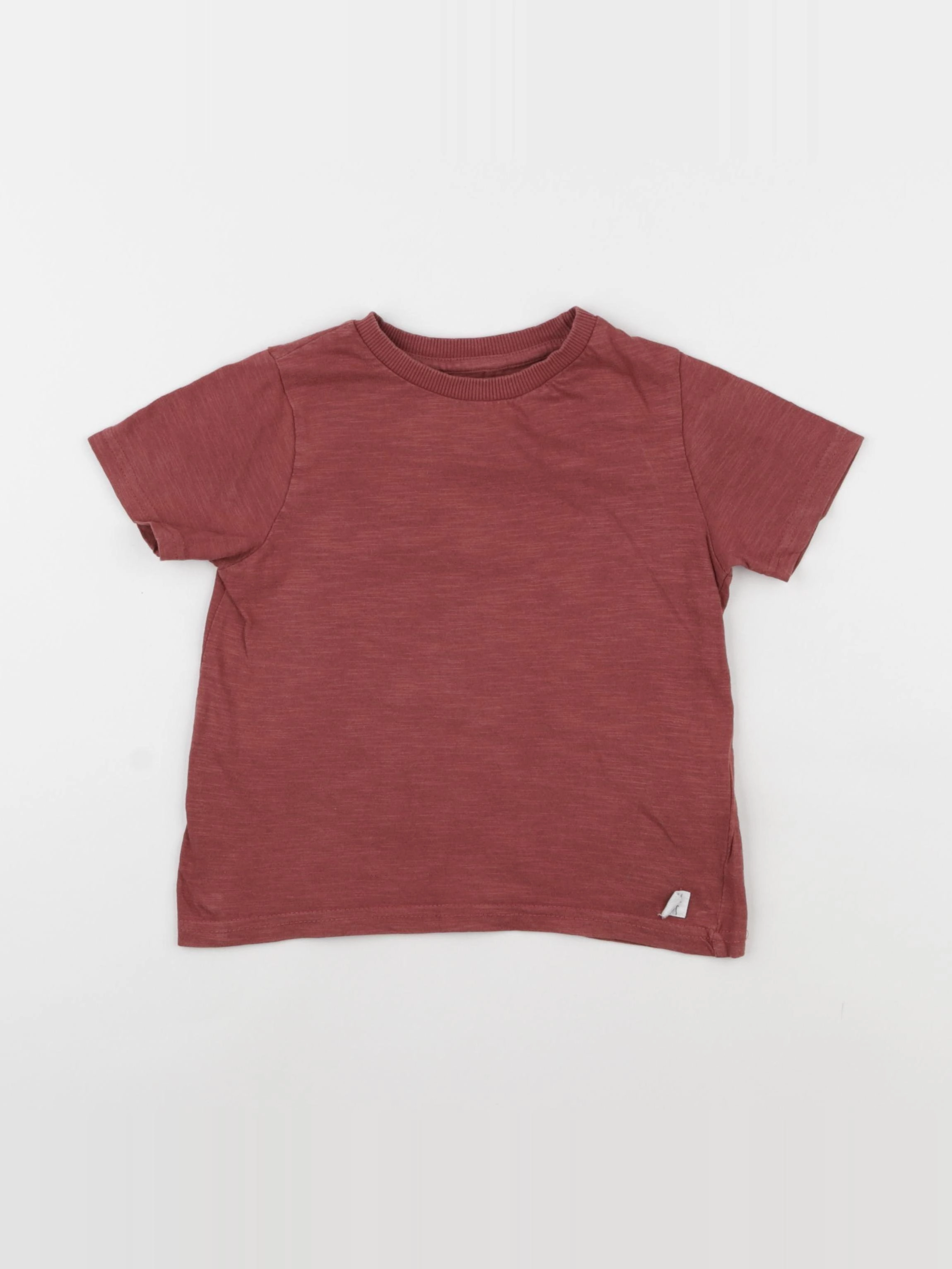 Vertbaudet - tee-shirt rouge - 4 ans