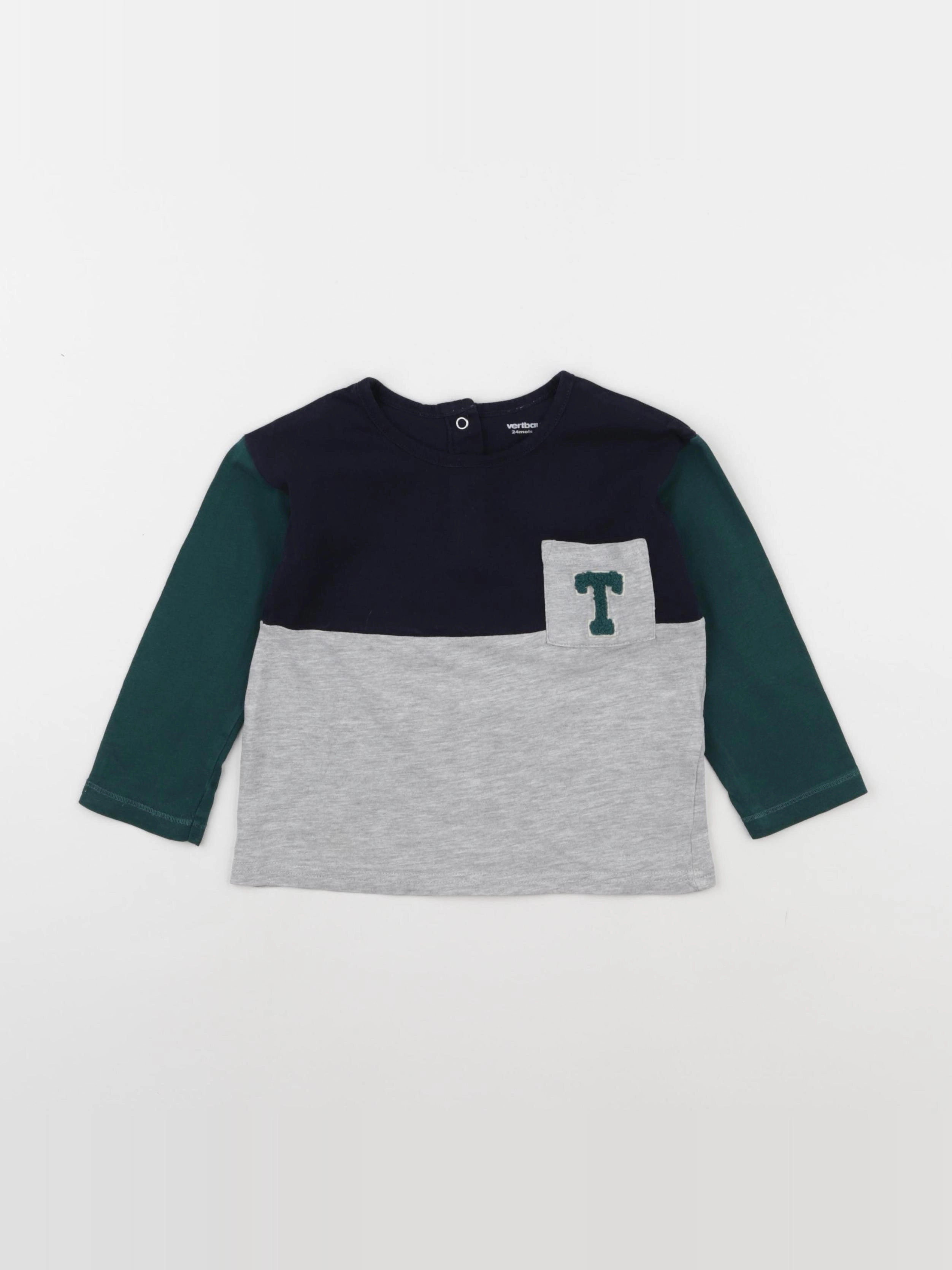 Vertbaudet - tee-shirt multicolore - 24 mois