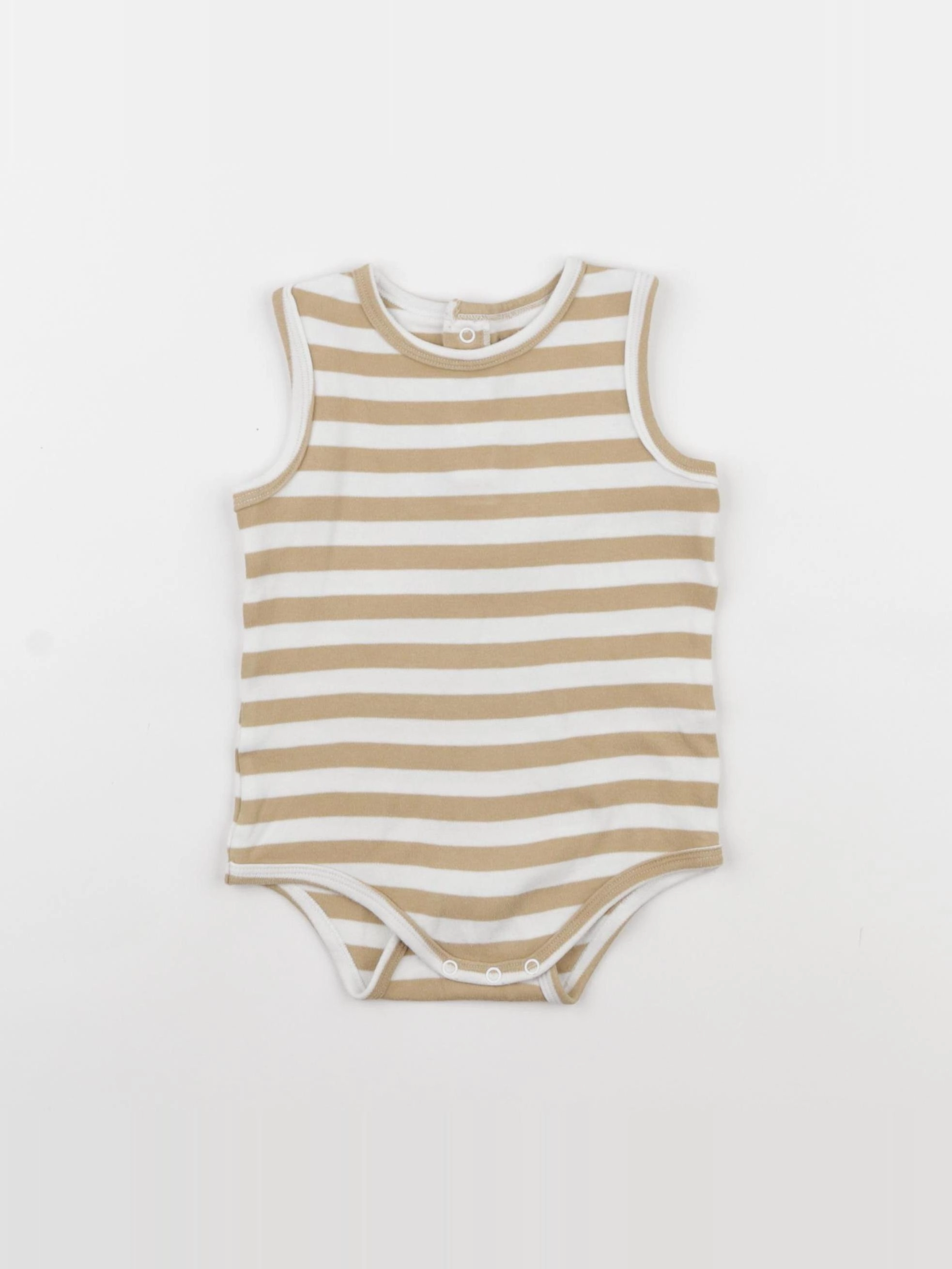 Vertbaudet - body beige, marron - 24 mois