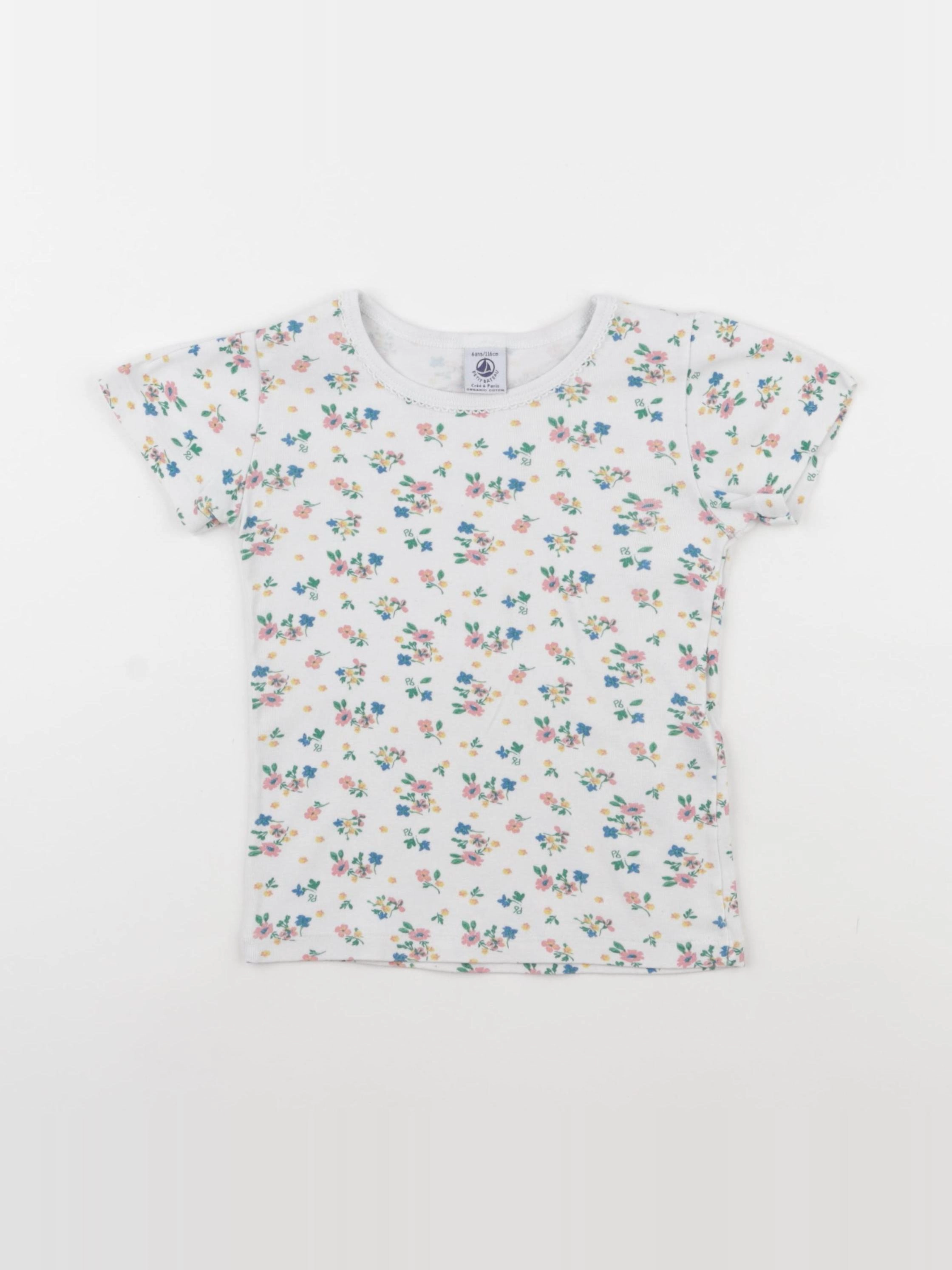 Petit Bateau - maillot de corps multicolore - 6 ans