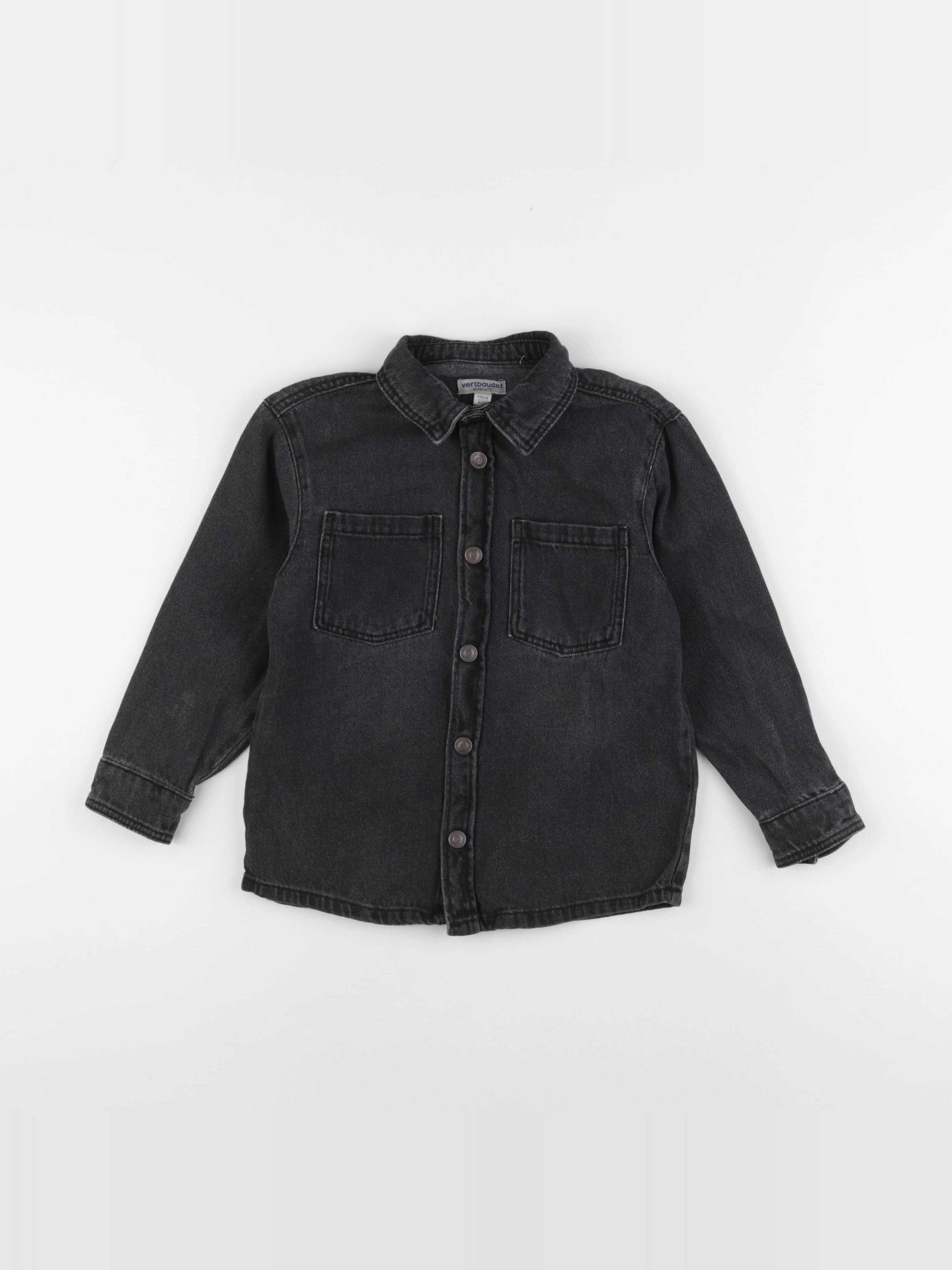 Vertbaudet - chemise noir - 6 ans