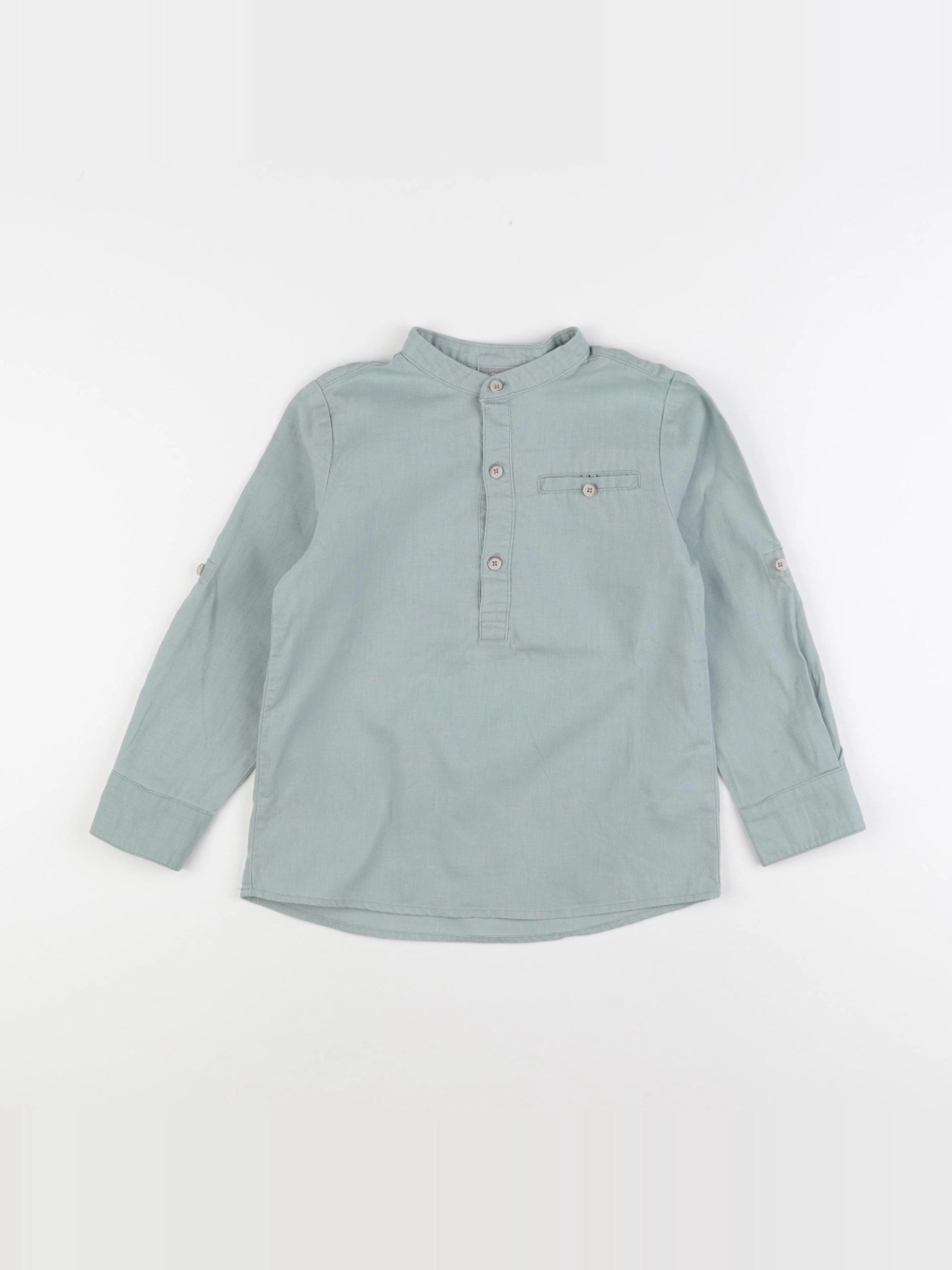 Vertbaudet - chemise bleu - 6 ans