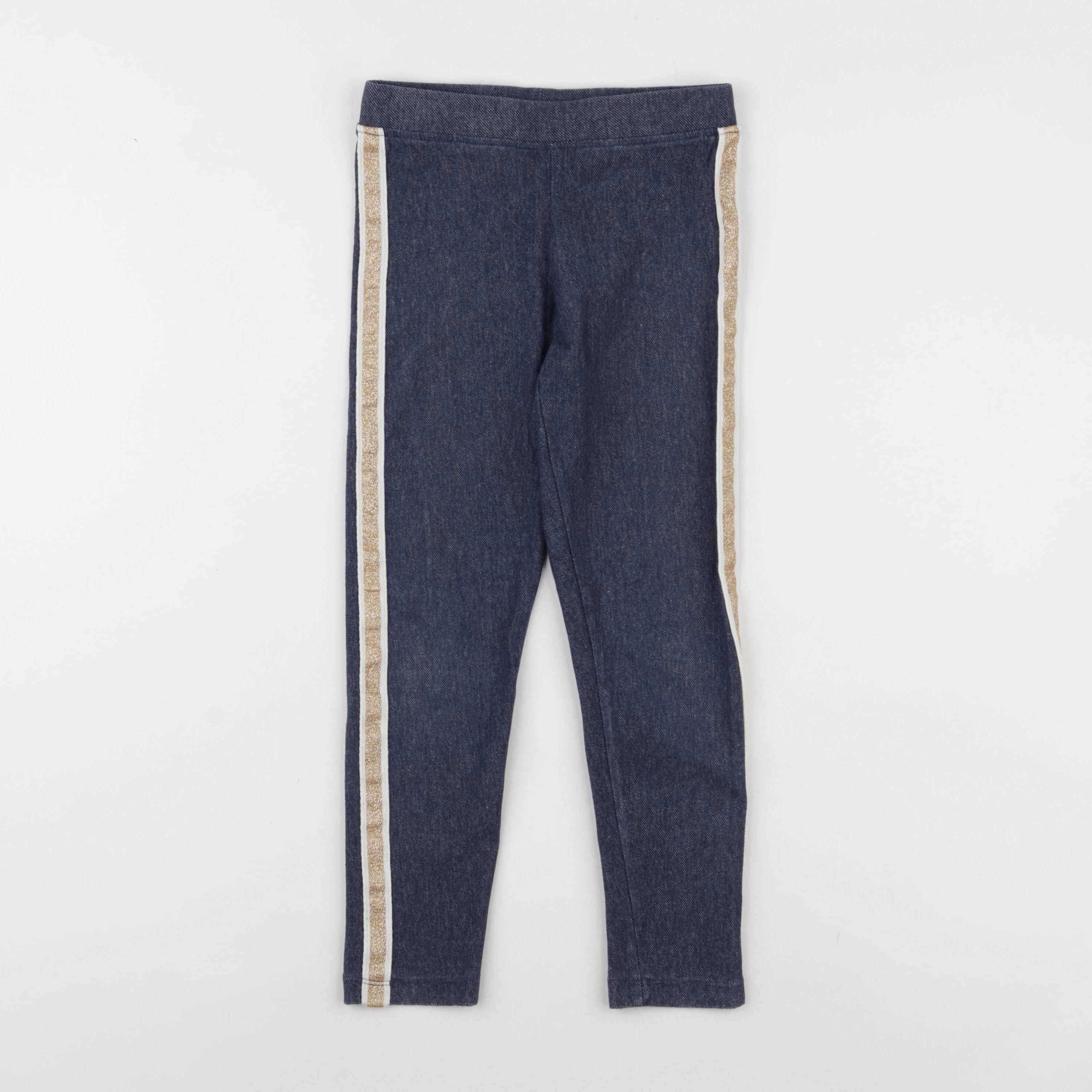 Monoprix - legging bleu - 6 ans