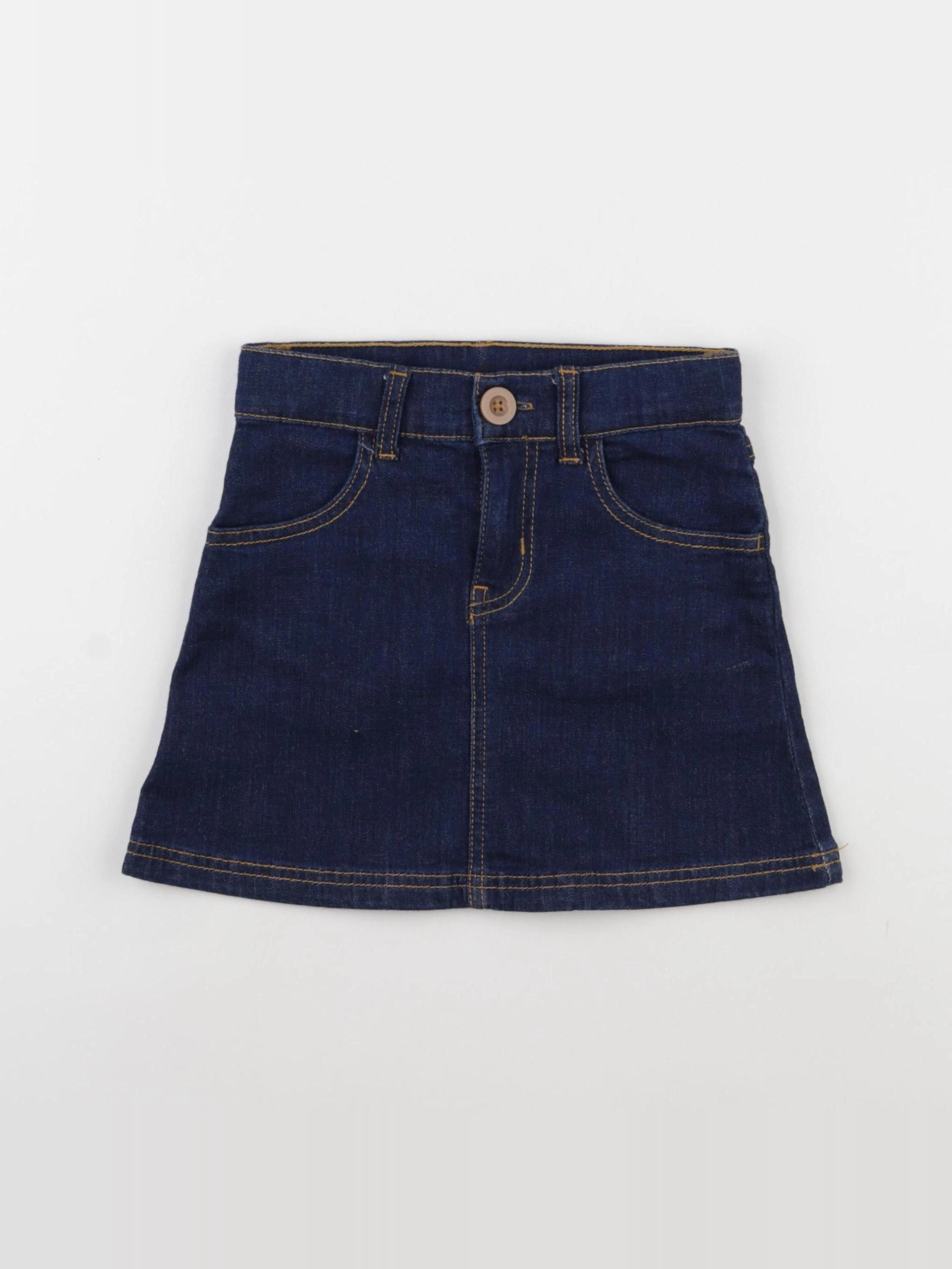 Petit Bateau - jupe bleu - 6 ans
