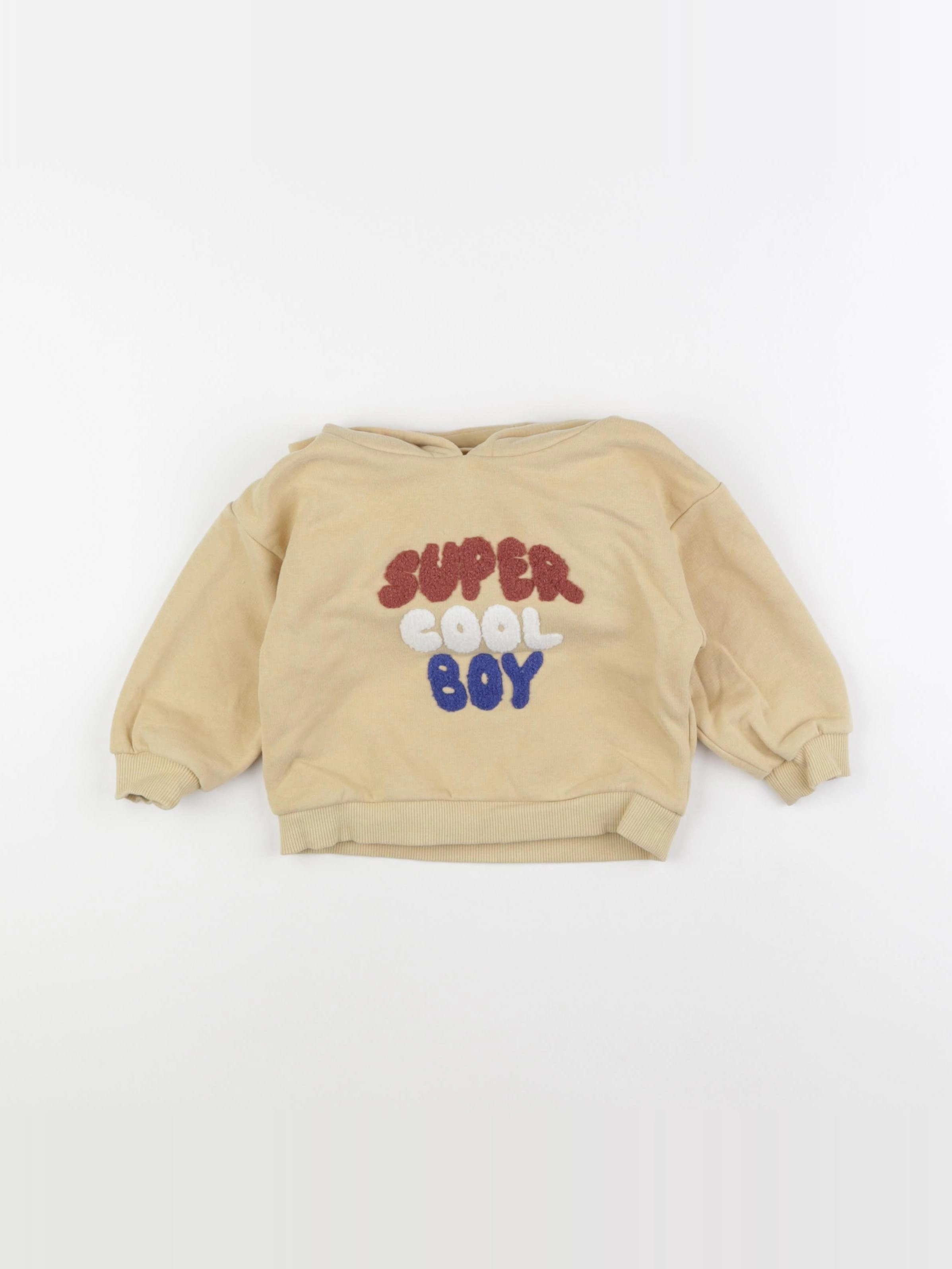 Vertbaudet - sweat jaune - 18 mois
