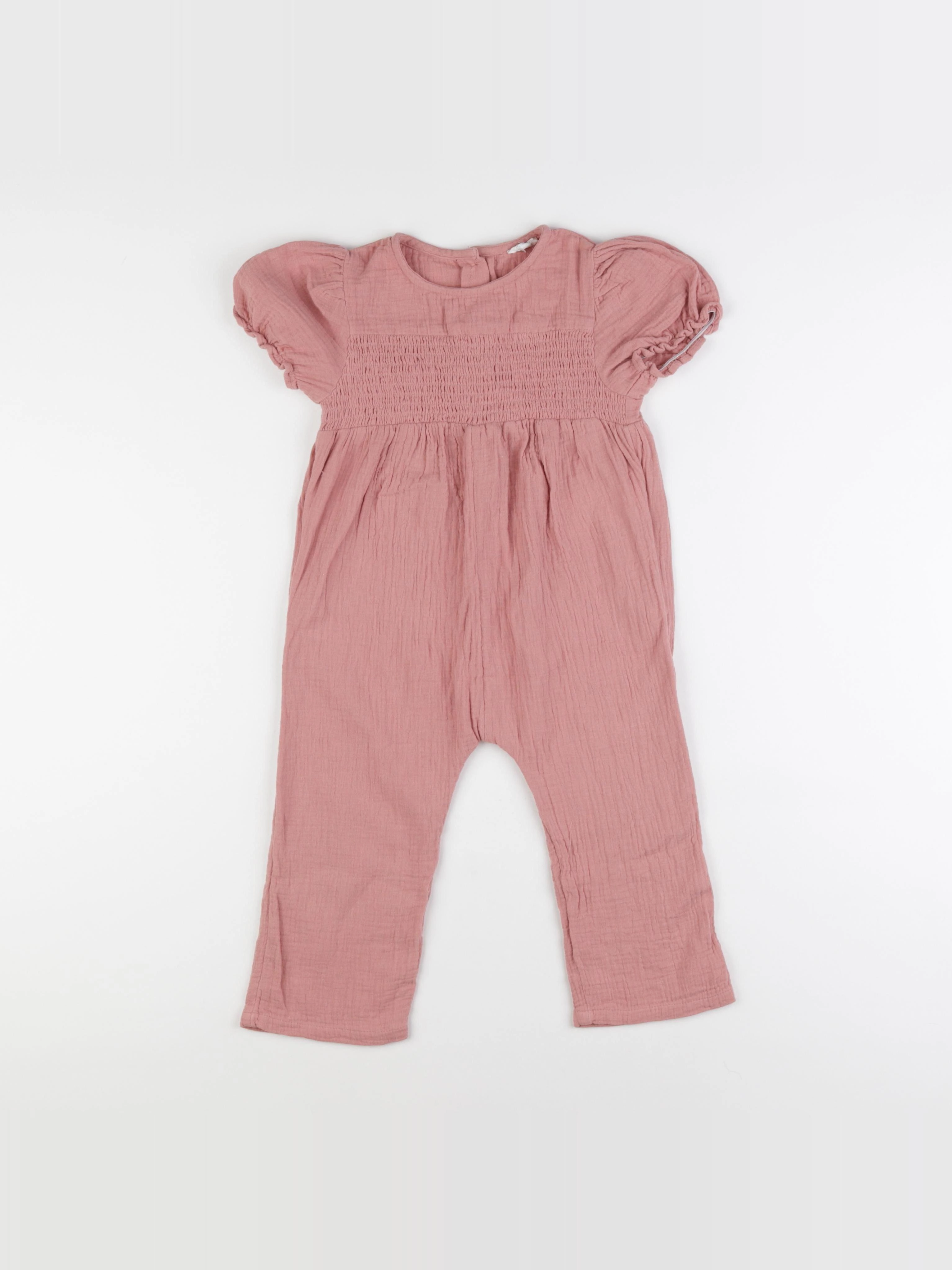 Vertbaudet - combinaison rose - 36 mois
