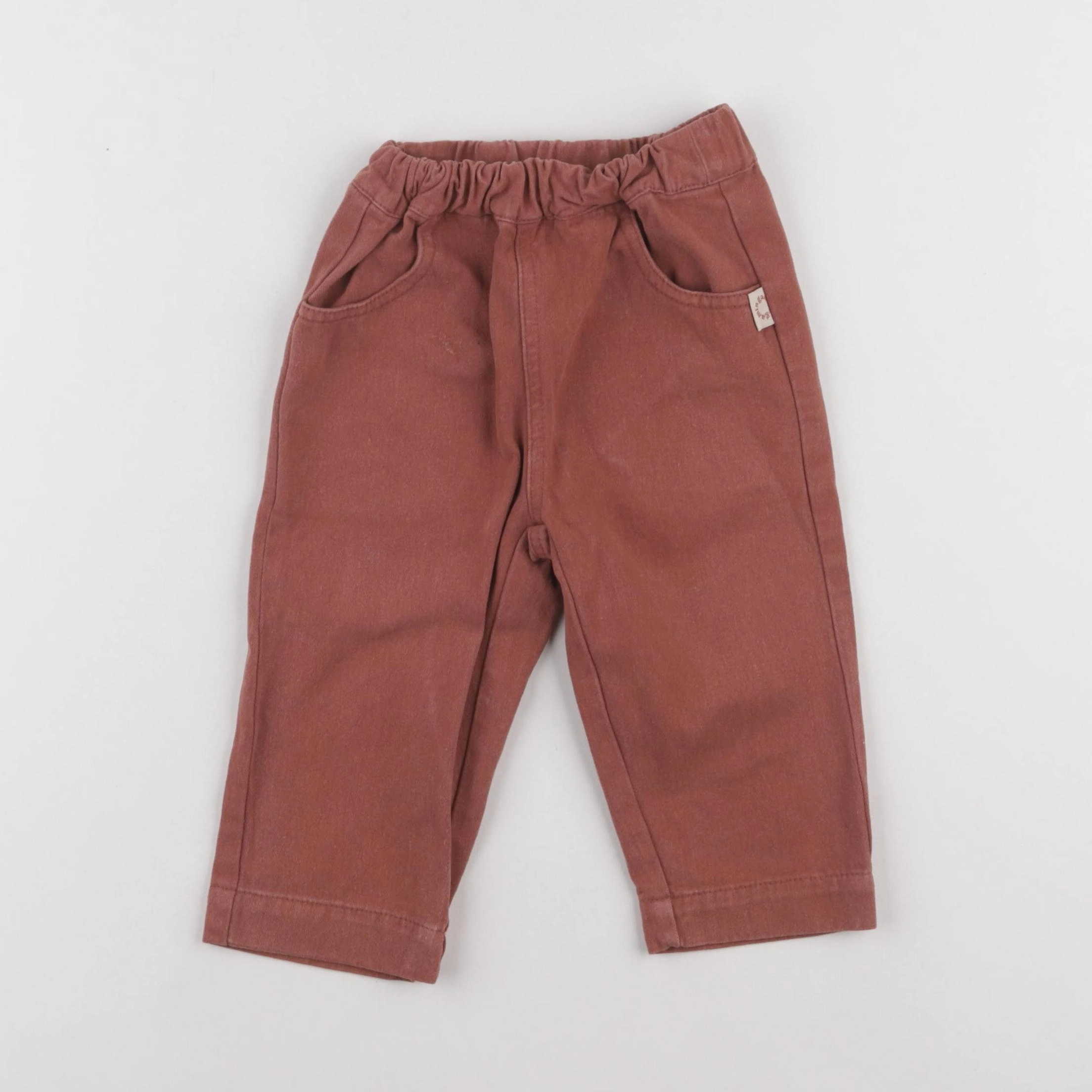 Gamin gamine - pantalon rouge - 12/18 mois