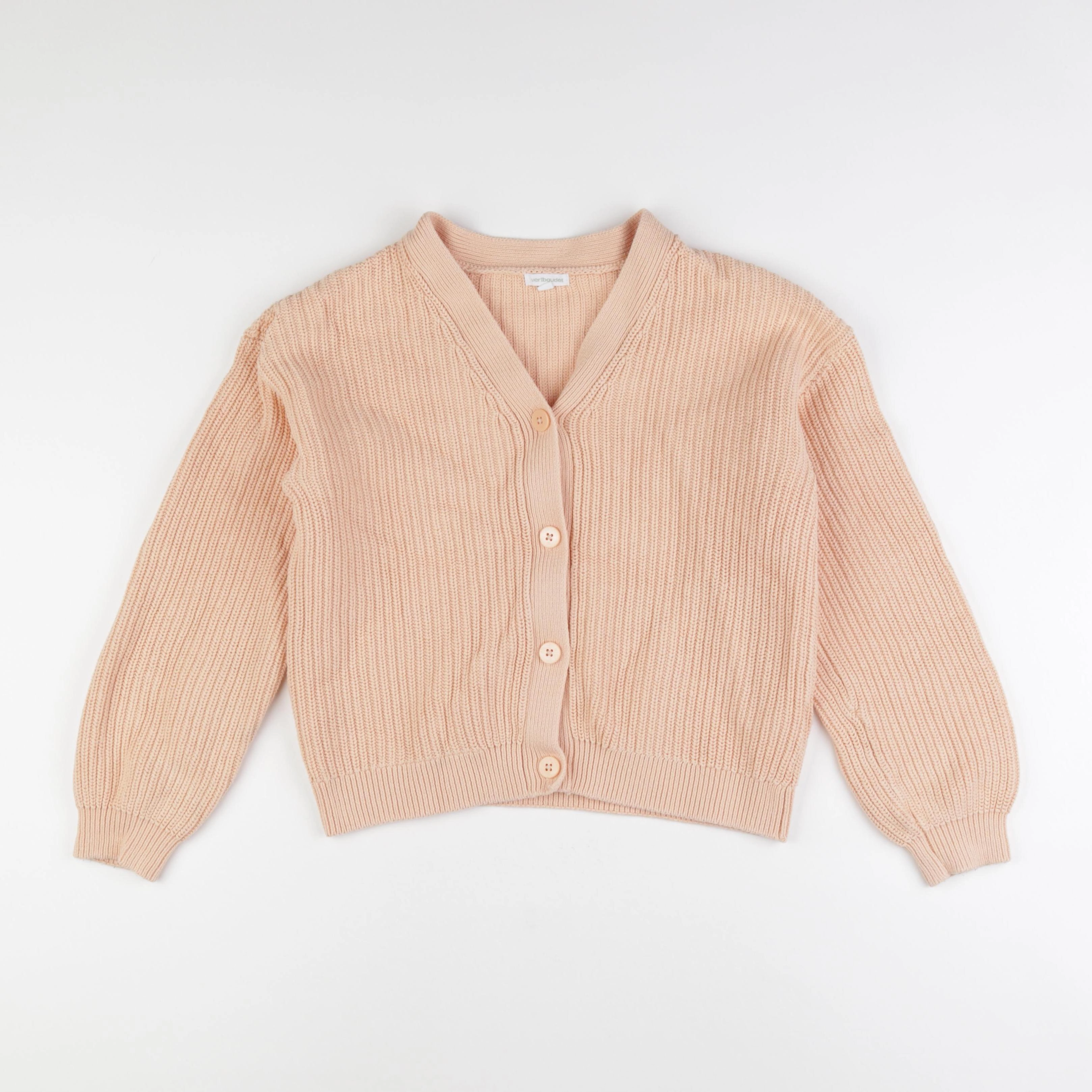 Vertbaudet - gilet orange - 12 ans