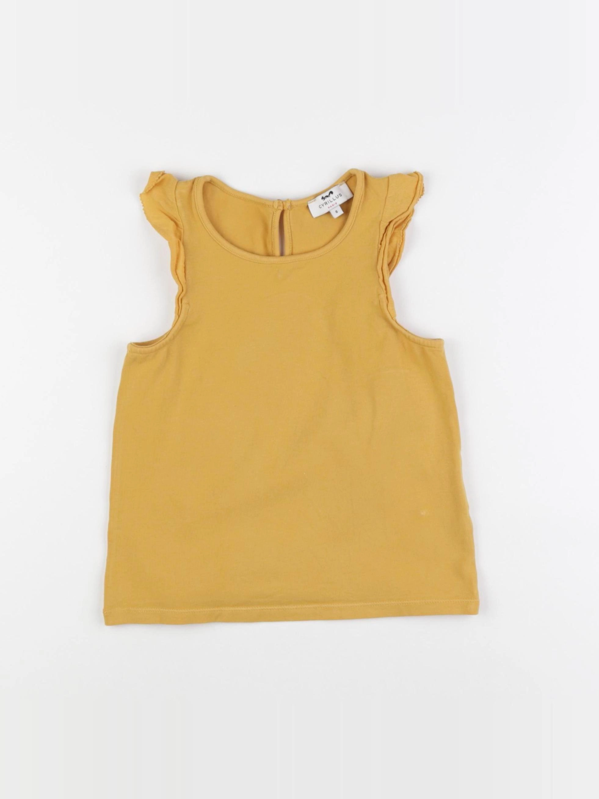 Cyrillus - débardeur jaune - 6 ans