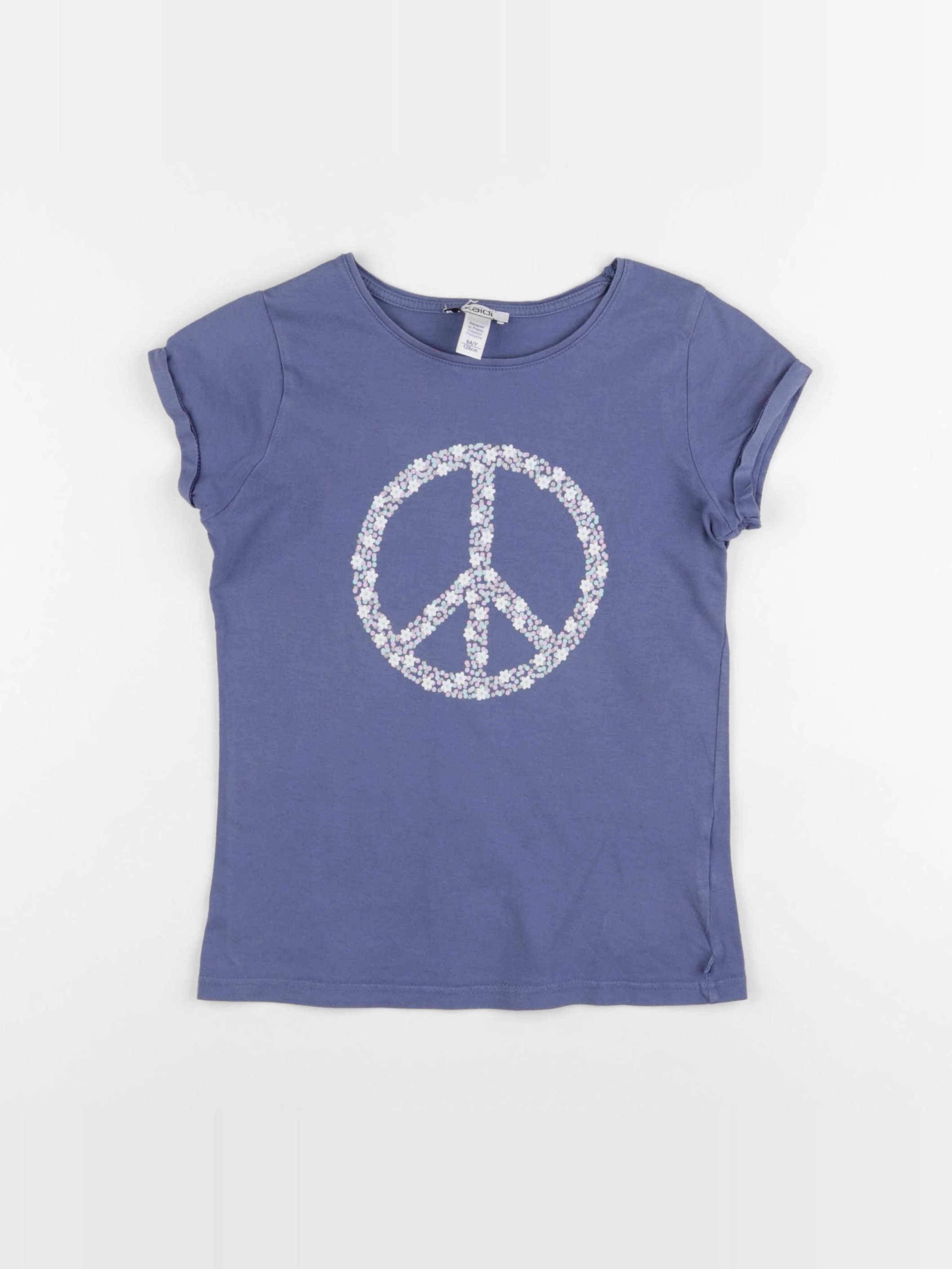 Okaidi - tee-shirt bleu - 8 ans