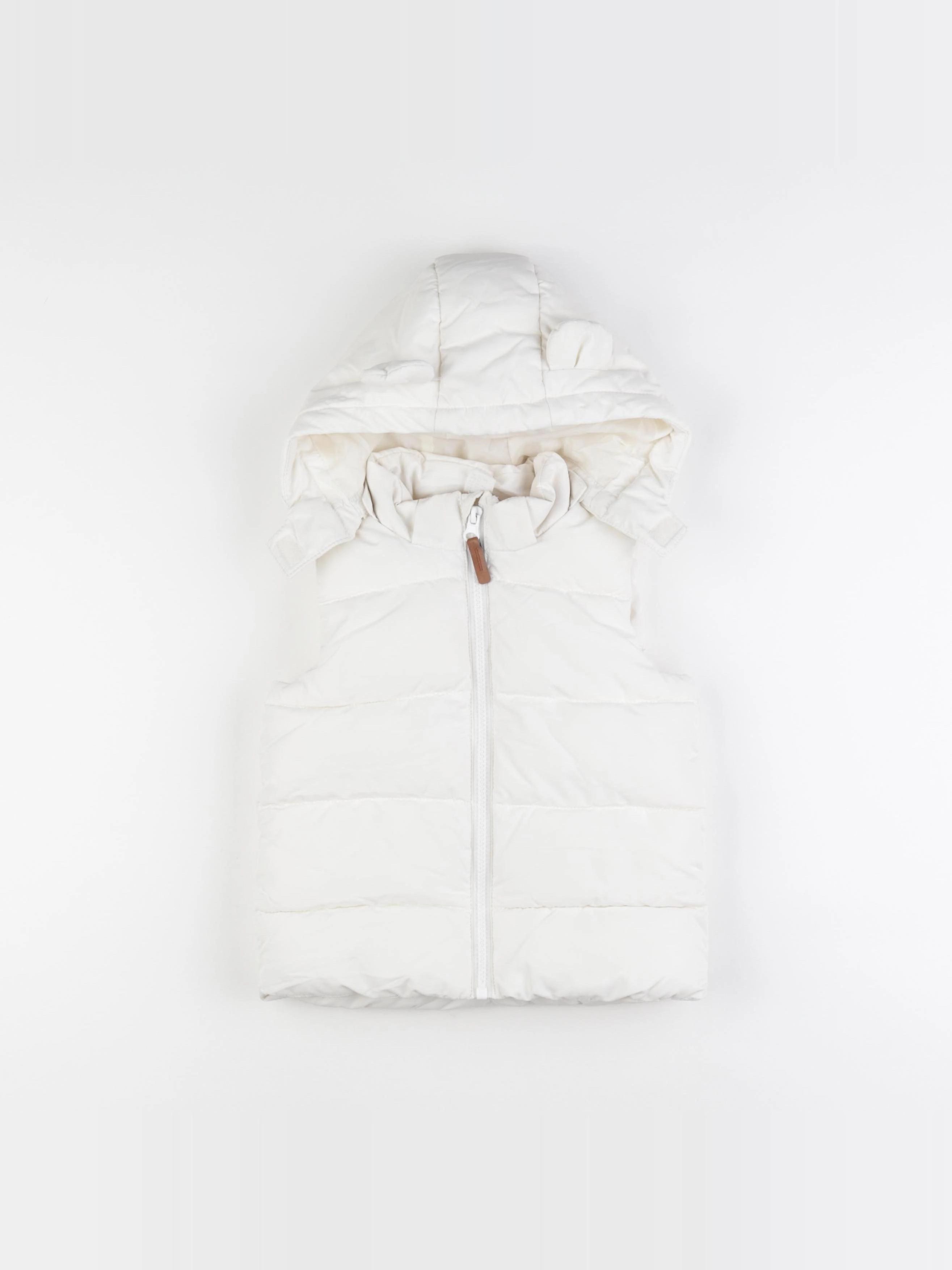 H&M - doudoune beige - 12/18 mois