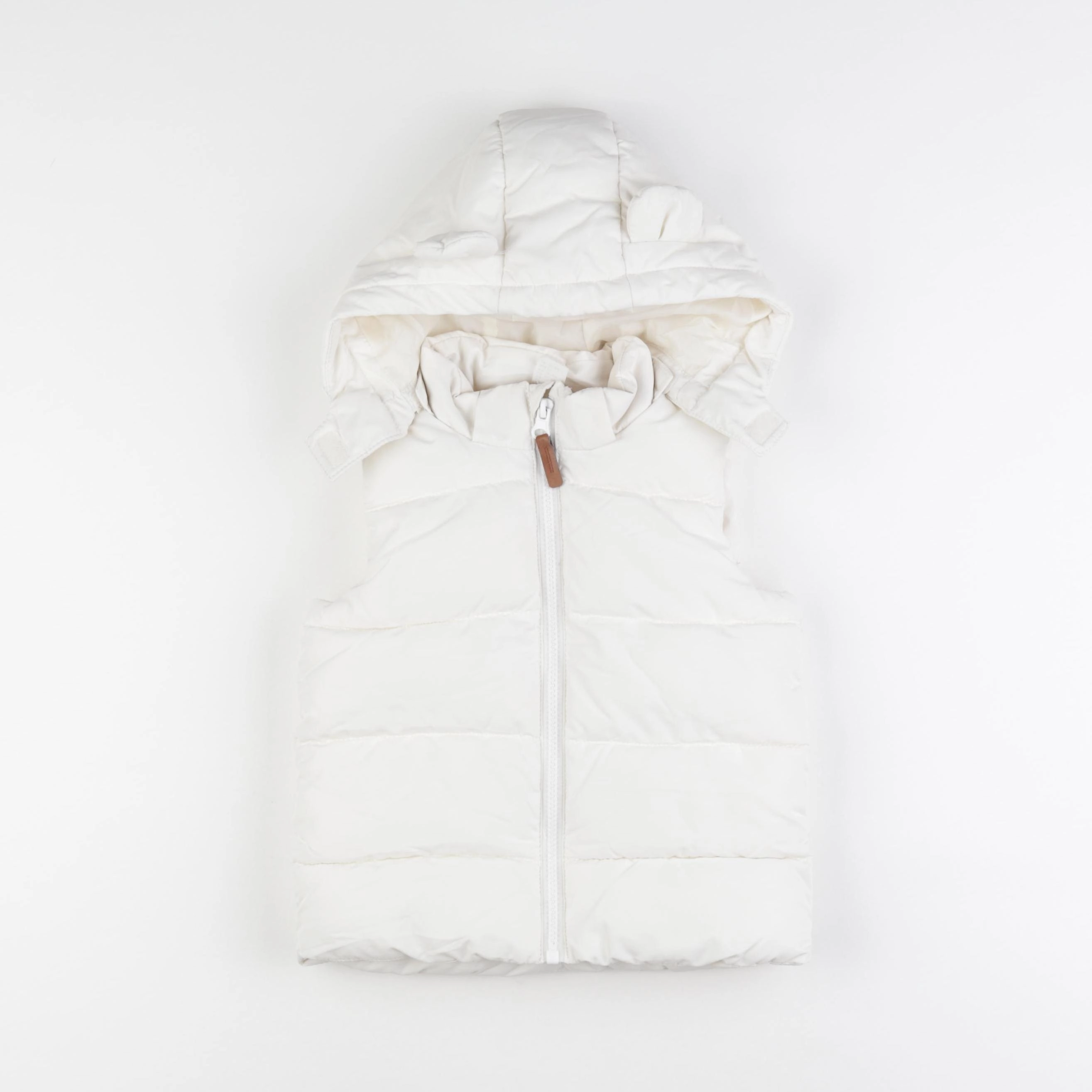 H&M - doudoune beige - 12/18 mois