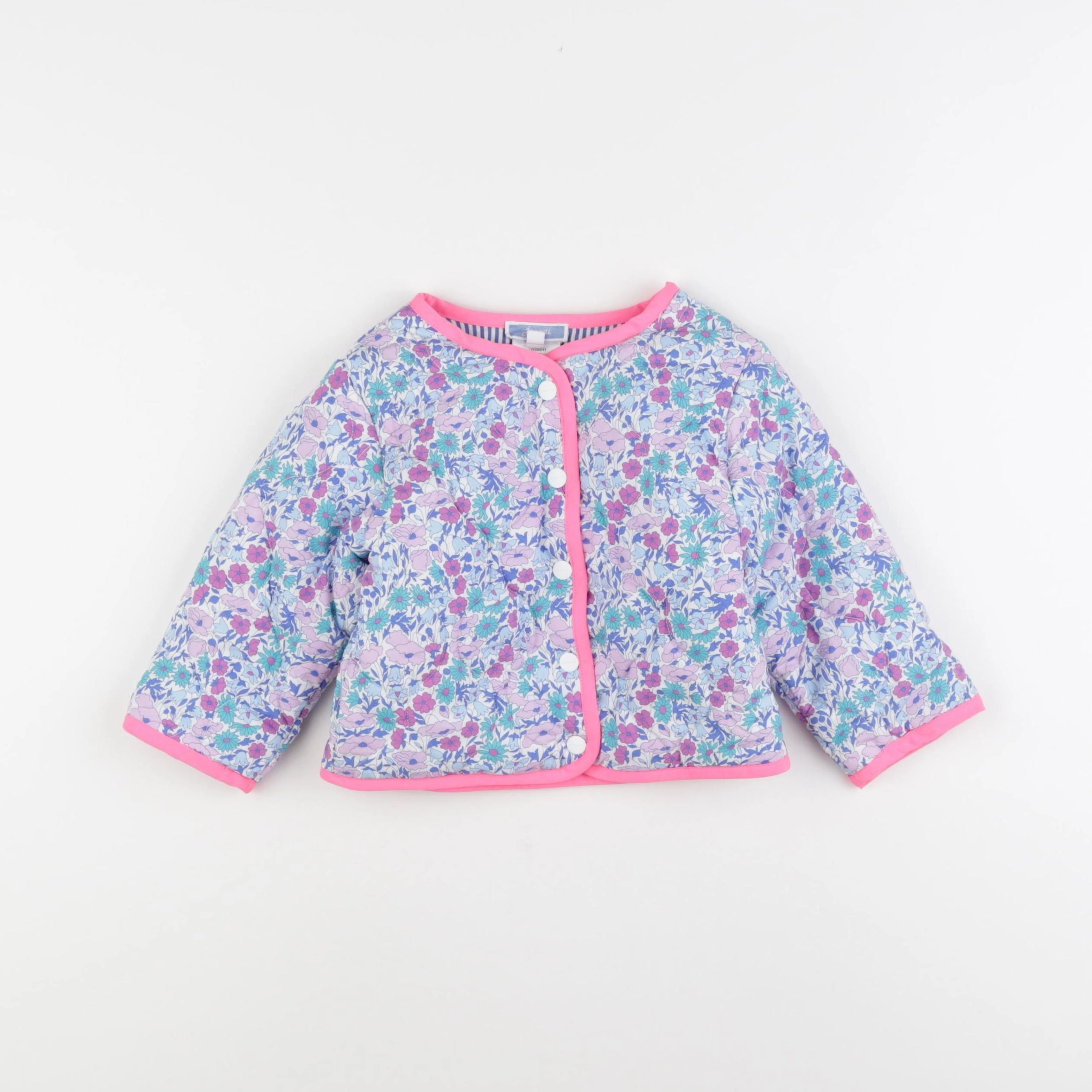 Jacadi - veste doublé multicolore - 24 mois