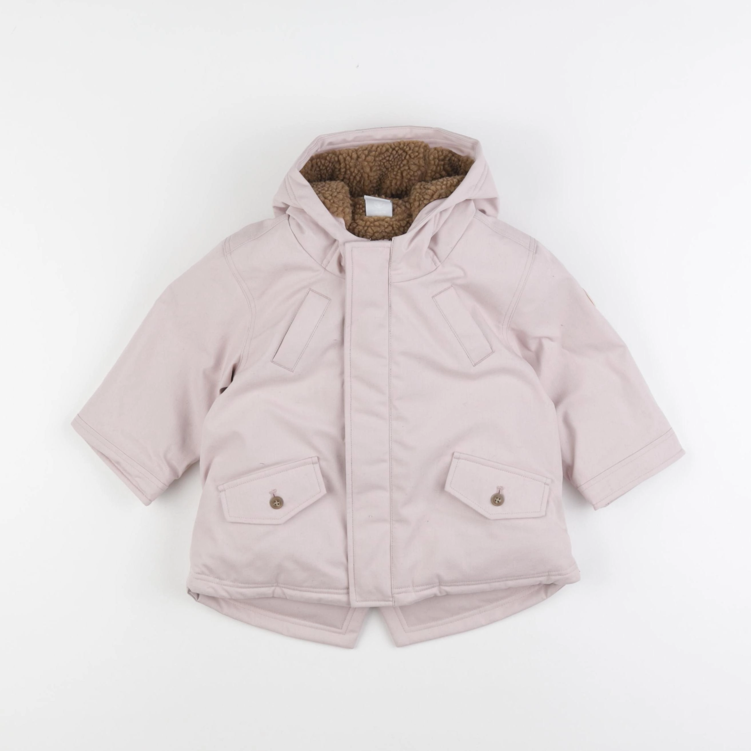 Petit Bateau - manteau rose - 18 mois
