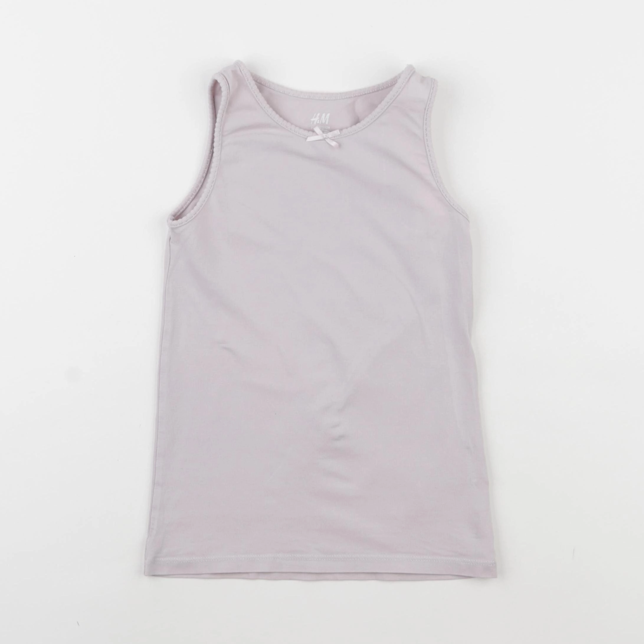 H&M - maillot de corps rose - 6/8 ans