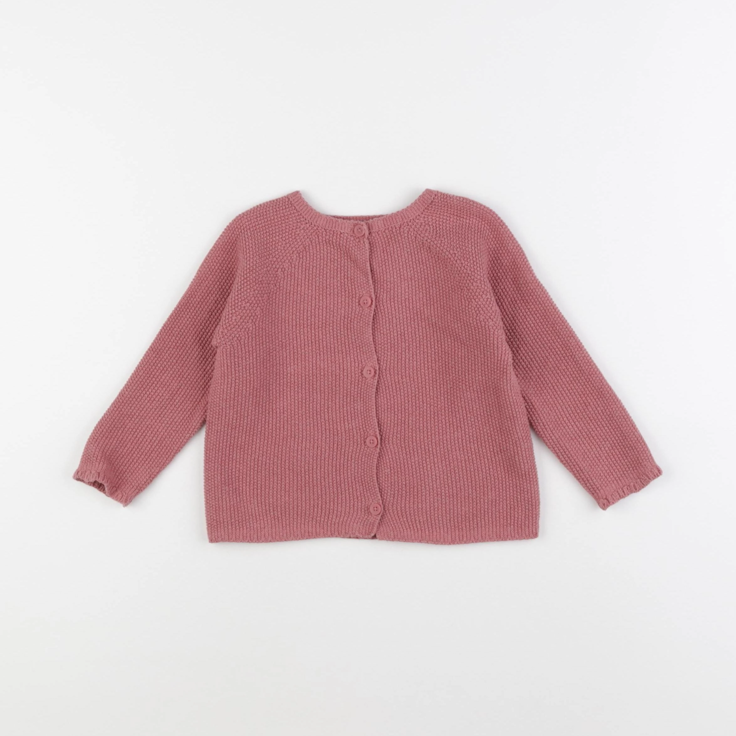 Zara - gilet rose - 12/18 mois
