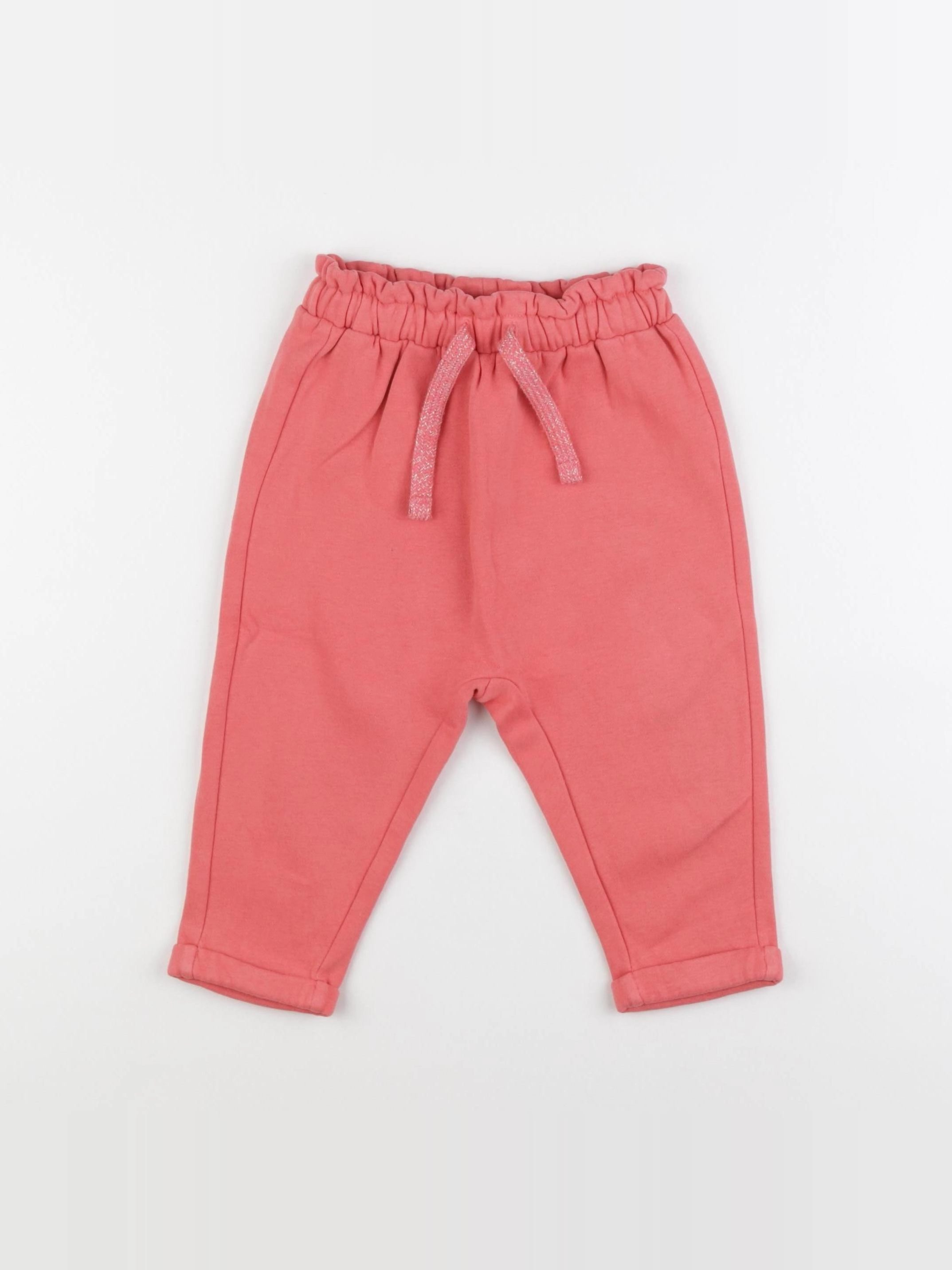 Tape à l'oeil - jogging doublé rouge, rose - 24 mois