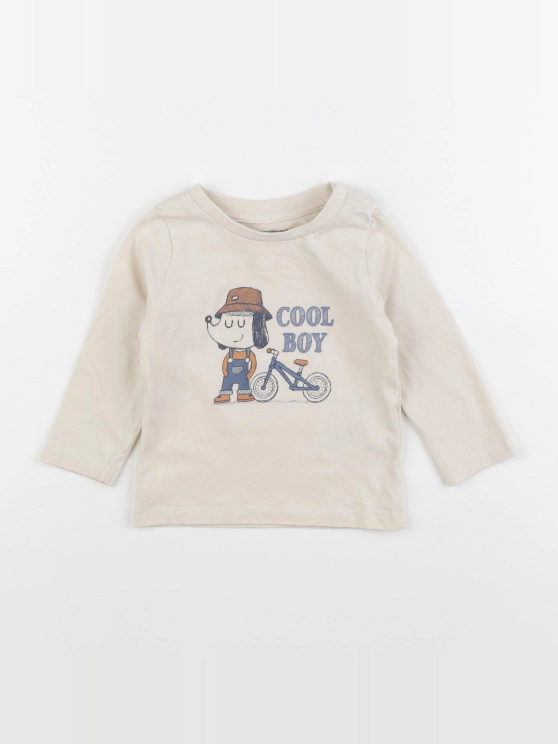 Vertbaudet - tee-shirt multicolore - 9 mois