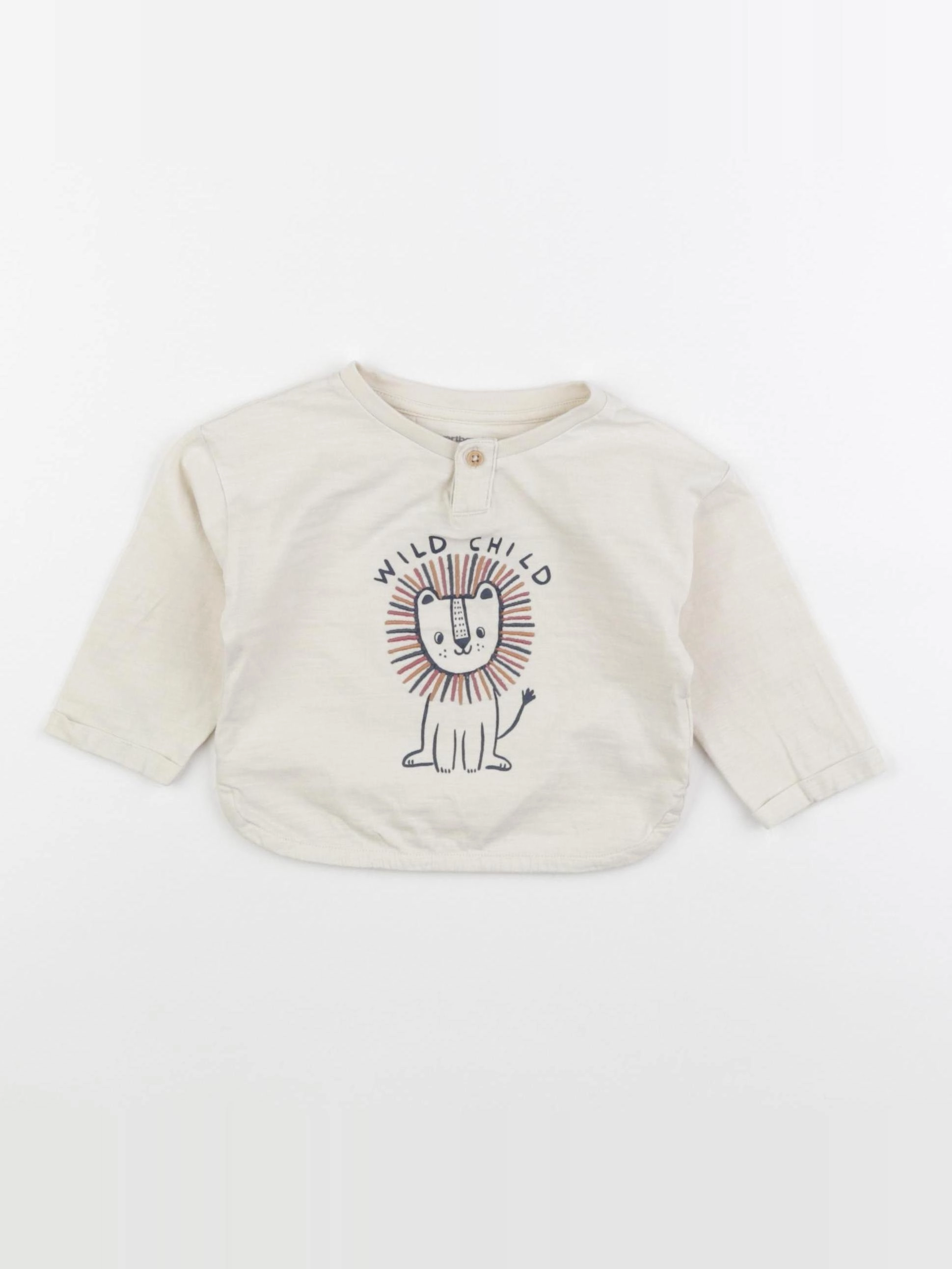 Vertbaudet - tee-shirt multicolore - 9 mois