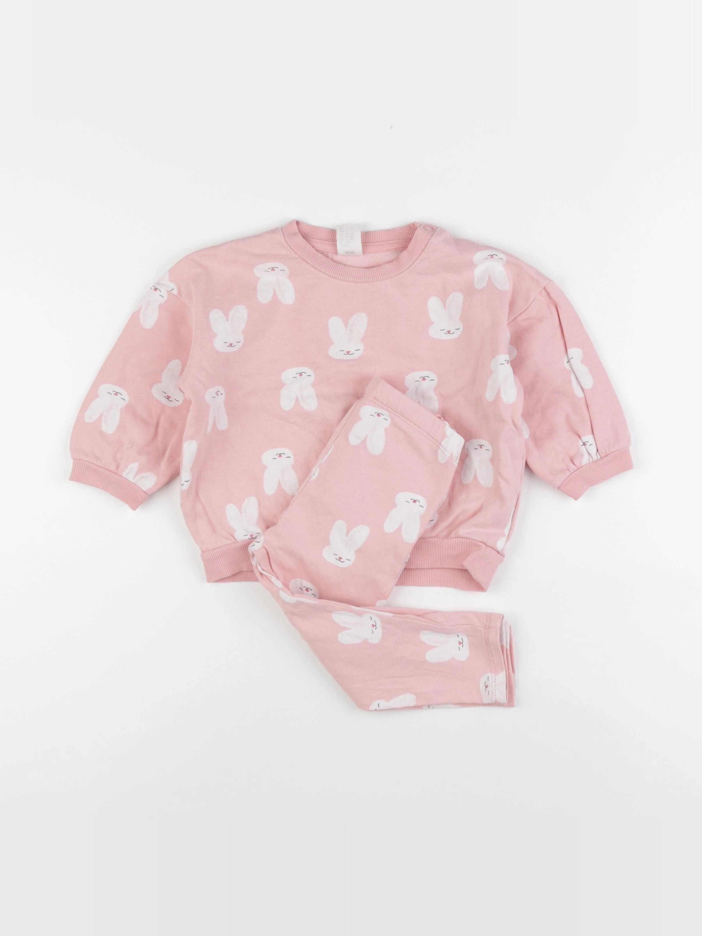 H&M - ensemble rose - 18 mois
