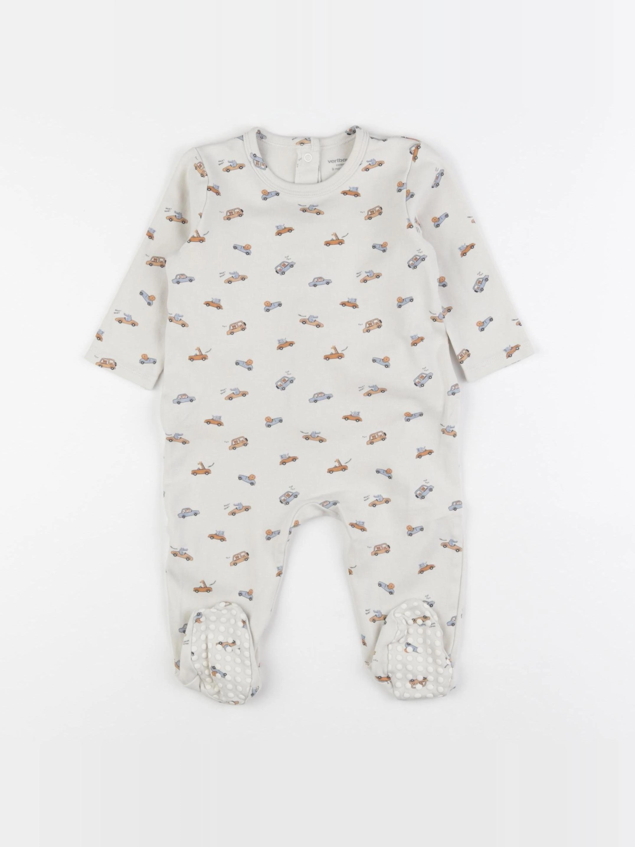 Vertbaudet - pyjama coton multicolore - 9 mois