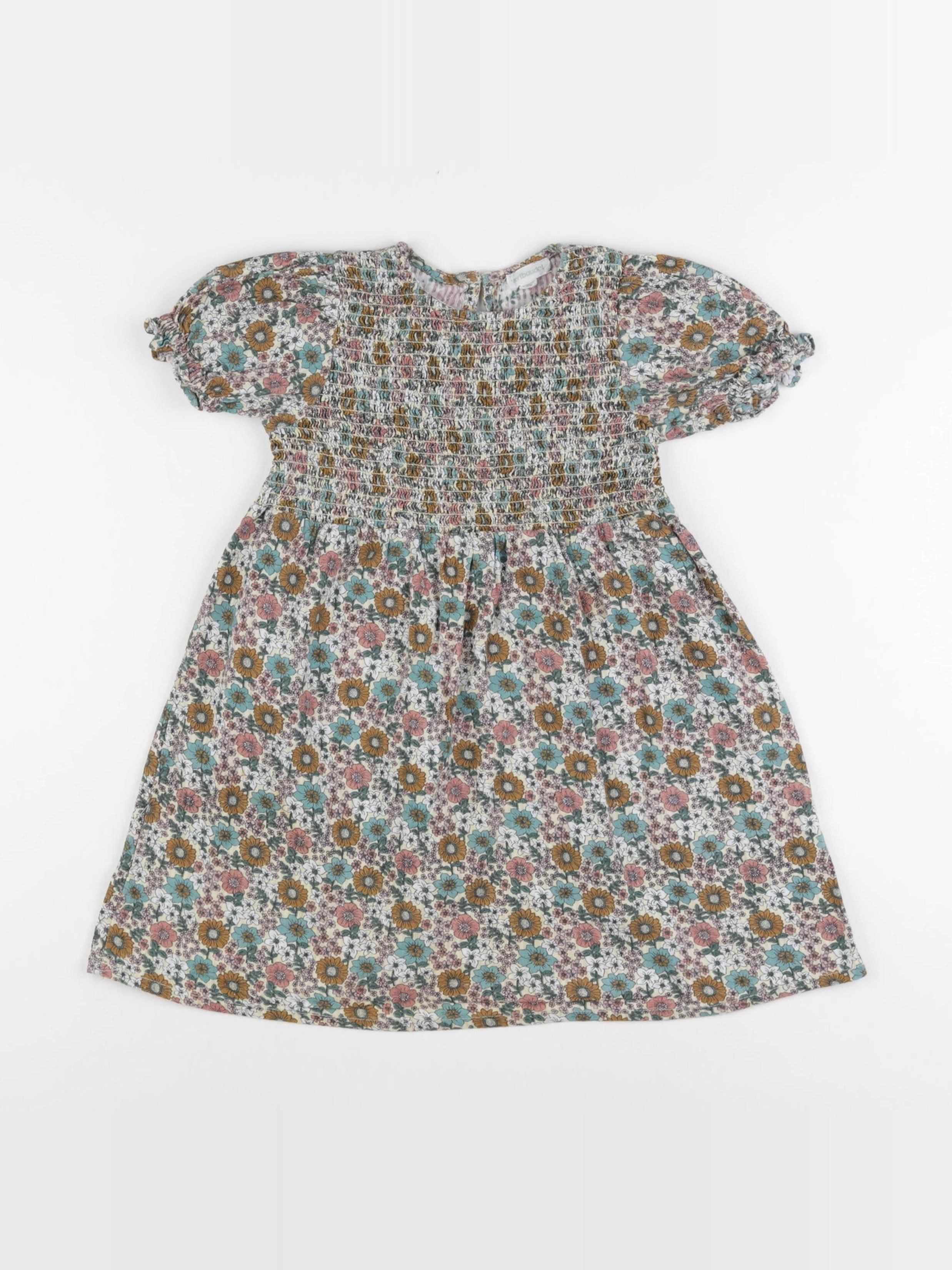 Vertbaudet - robe multicolore - 5 ans