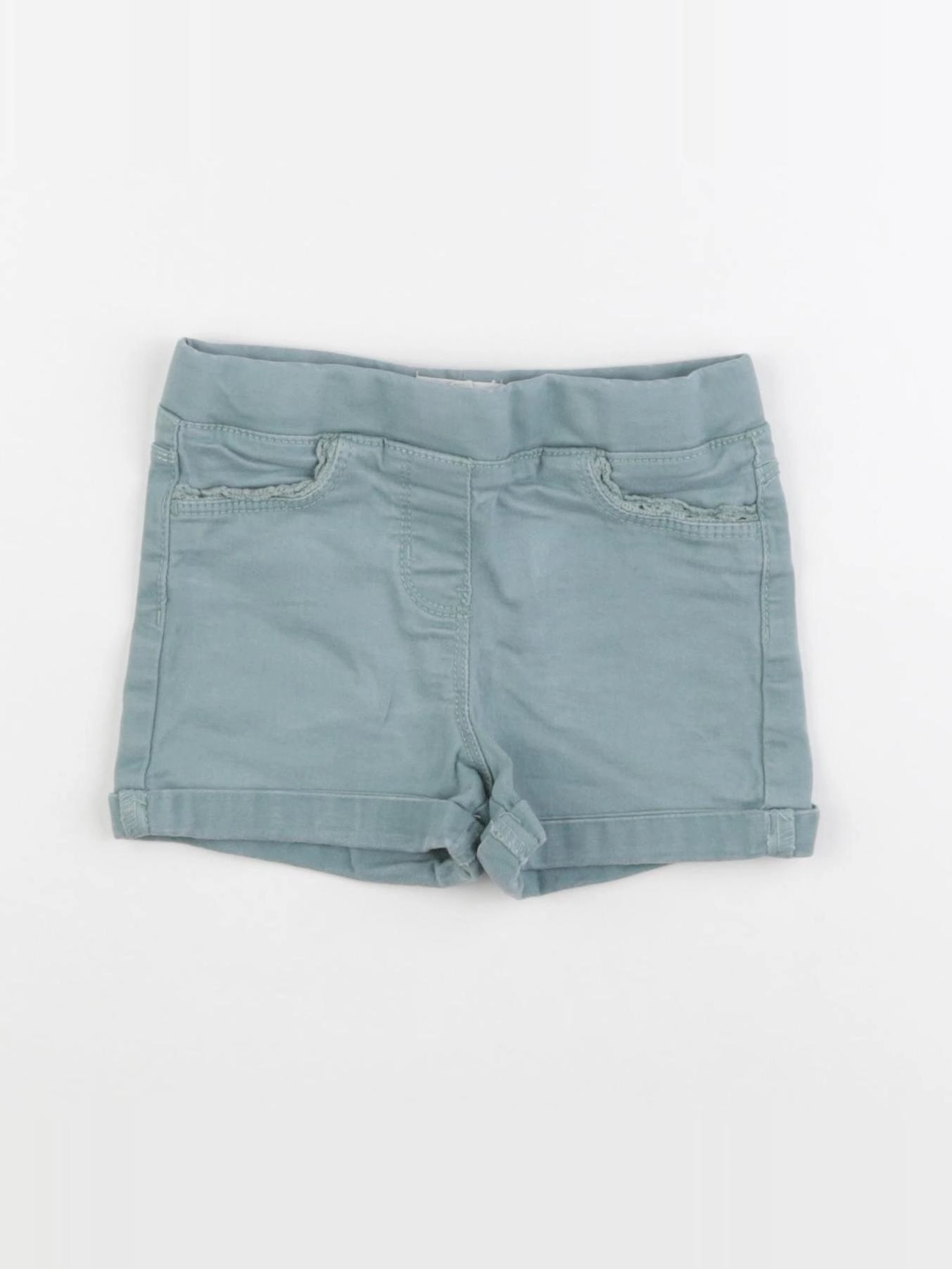 Vertbaudet - short vert - 4 ans