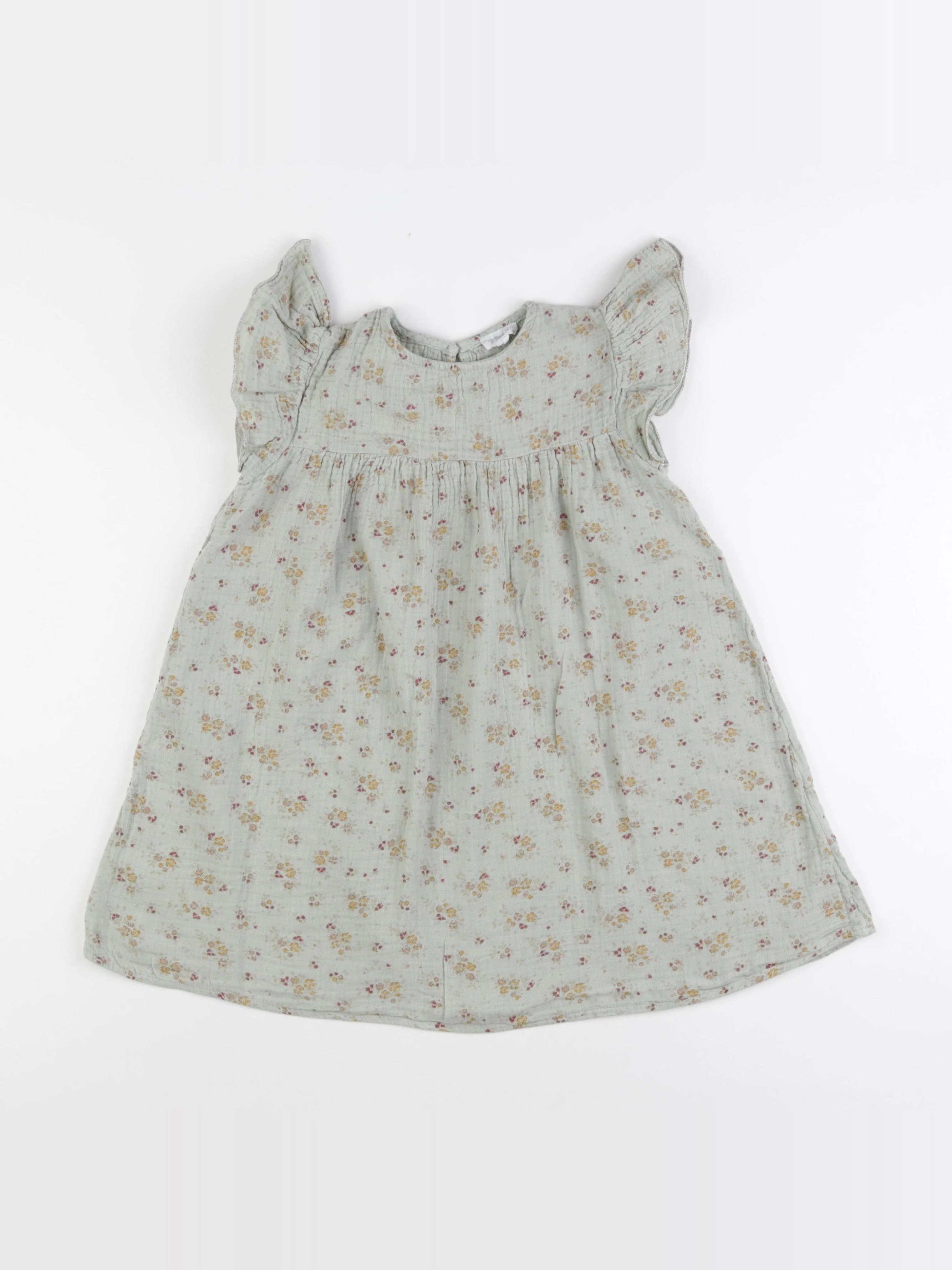 Vertbaudet - robe vert - 5 ans