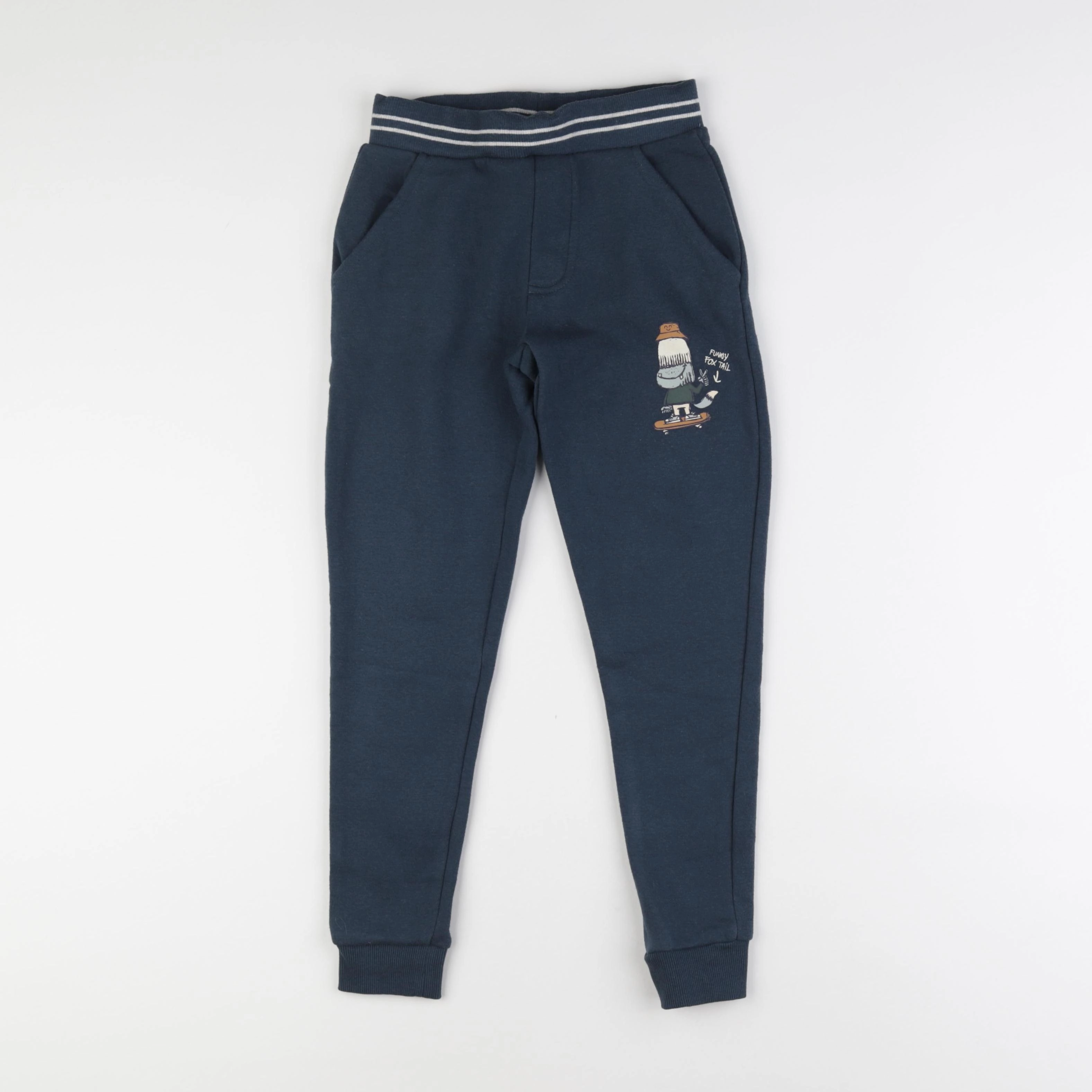 Vertbaudet - jogging bleu - 7 ans