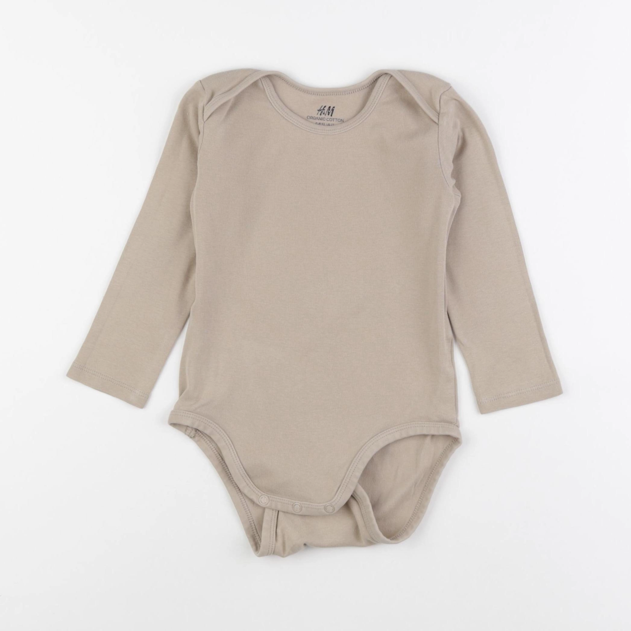 H&M - body marron - 18/24 mois