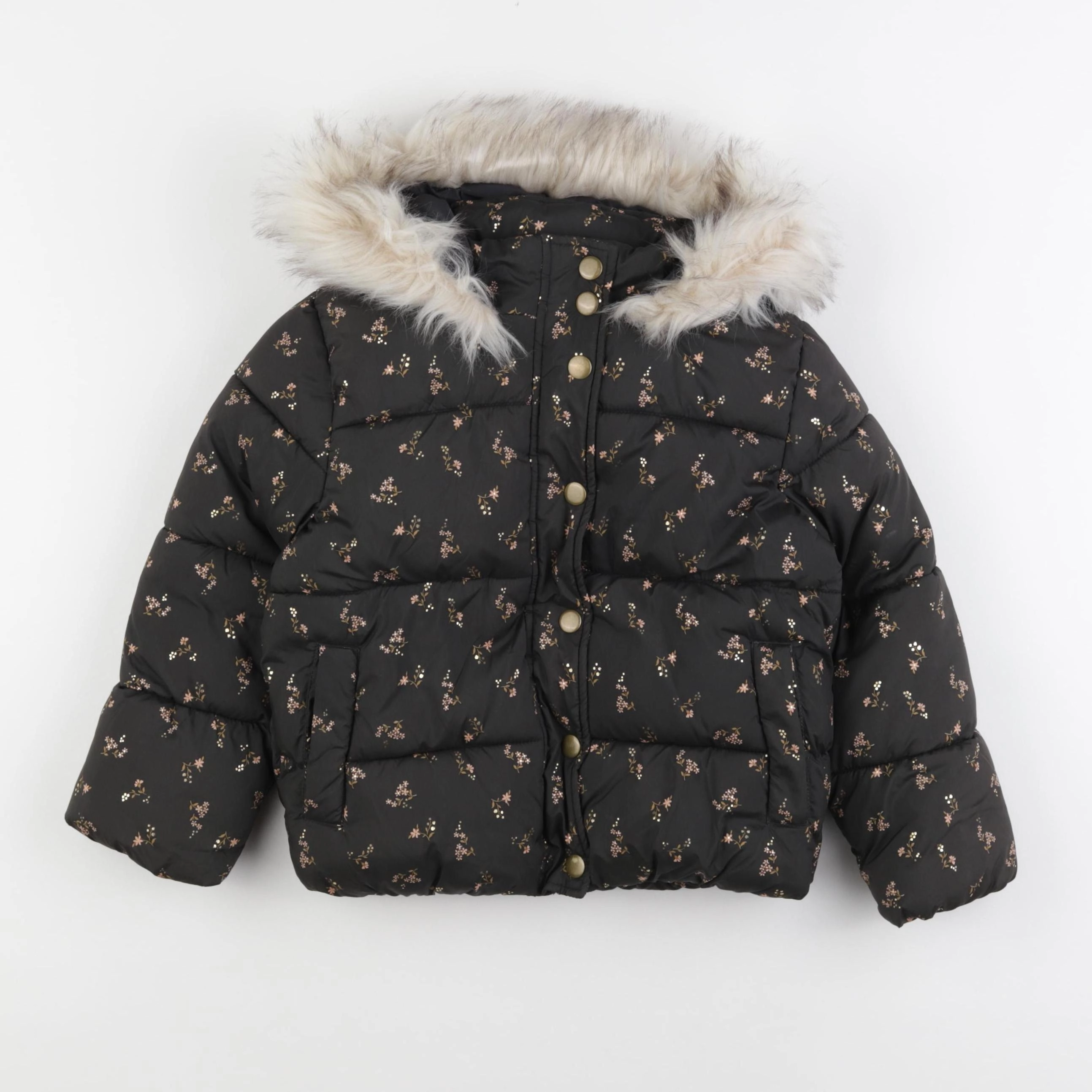 Vertbaudet - doudoune multicolore - 5 ans