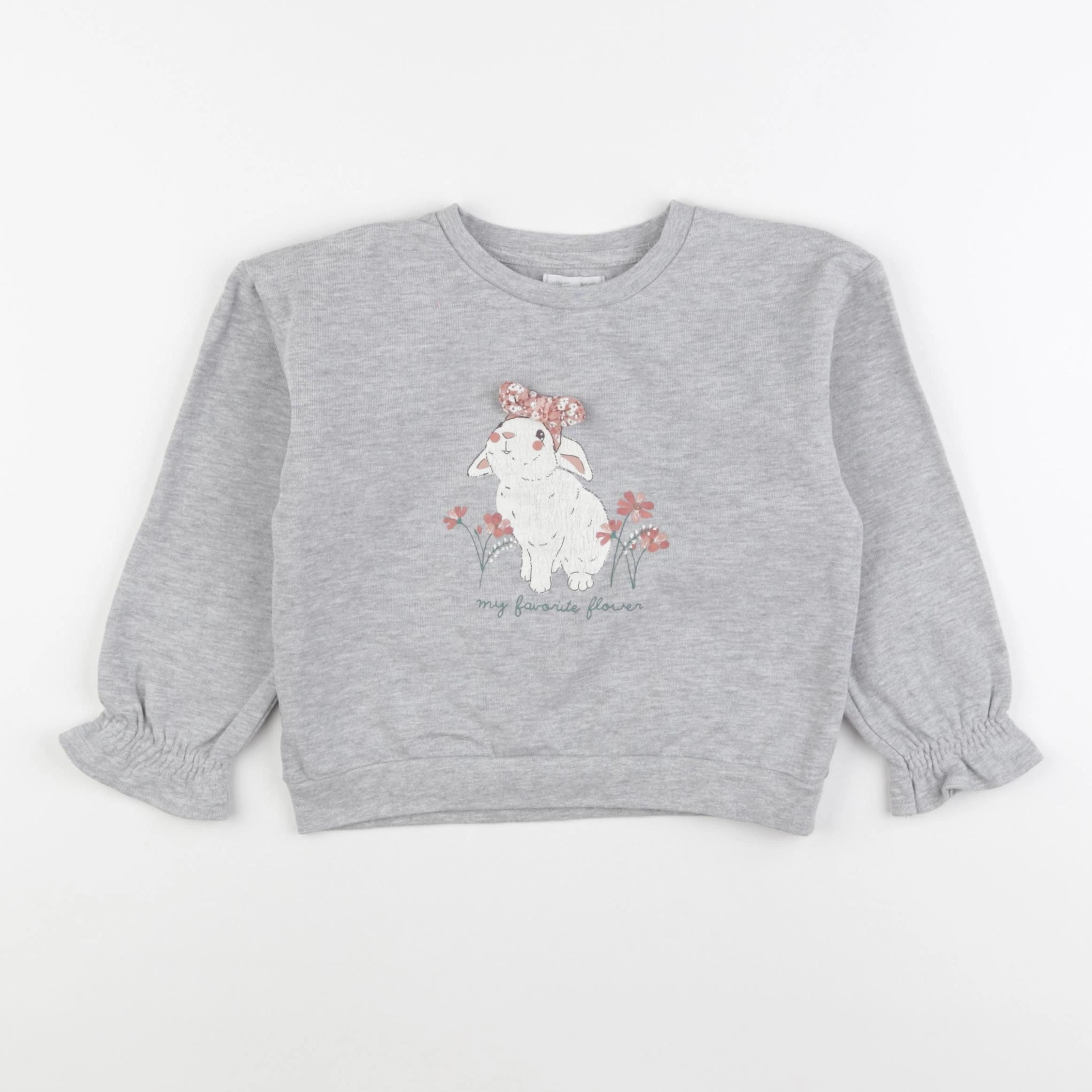 Vertbaudet - sweat multicolore - 6 ans