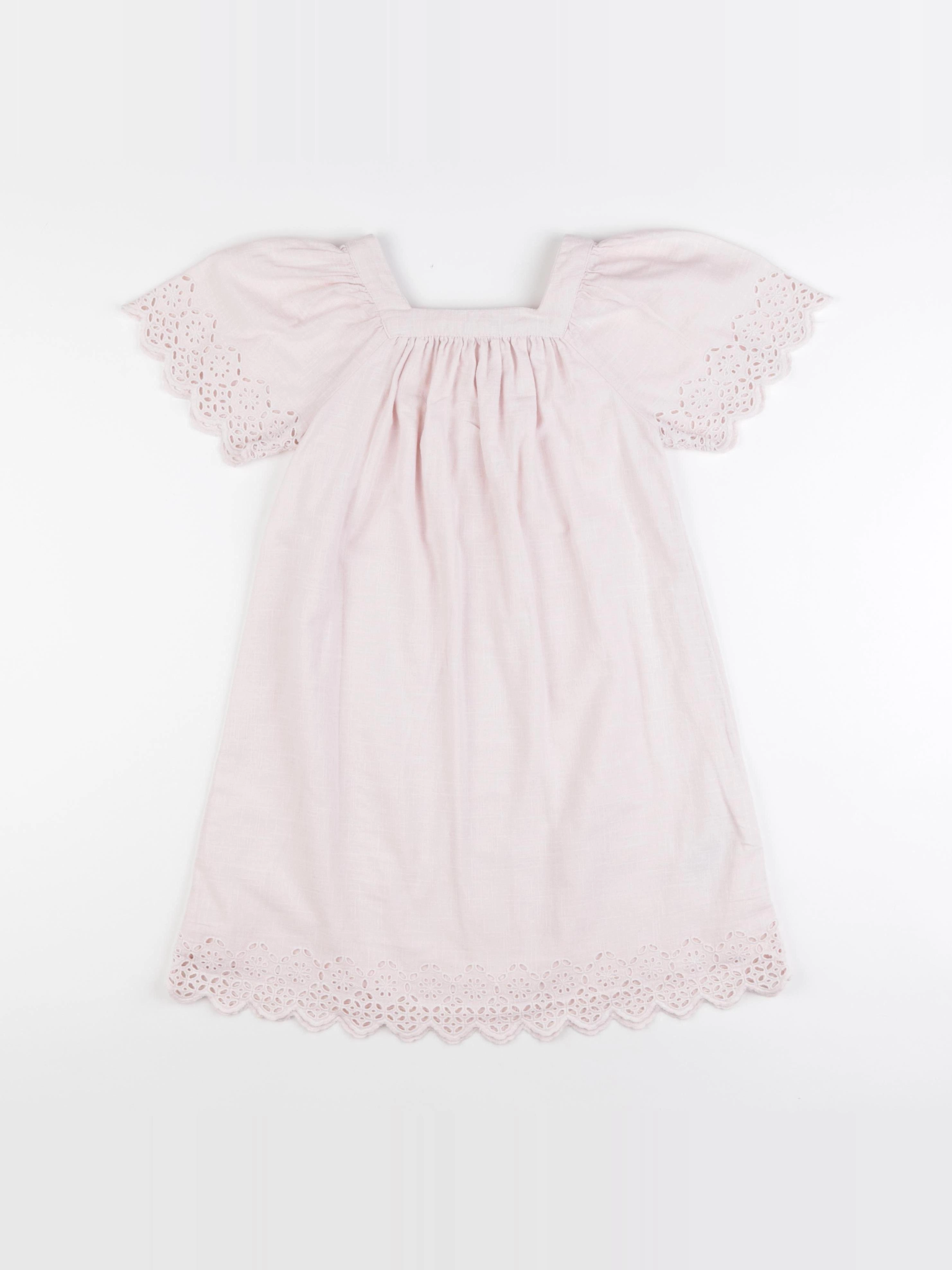 Vertbaudet - robe rose - 8 ans
