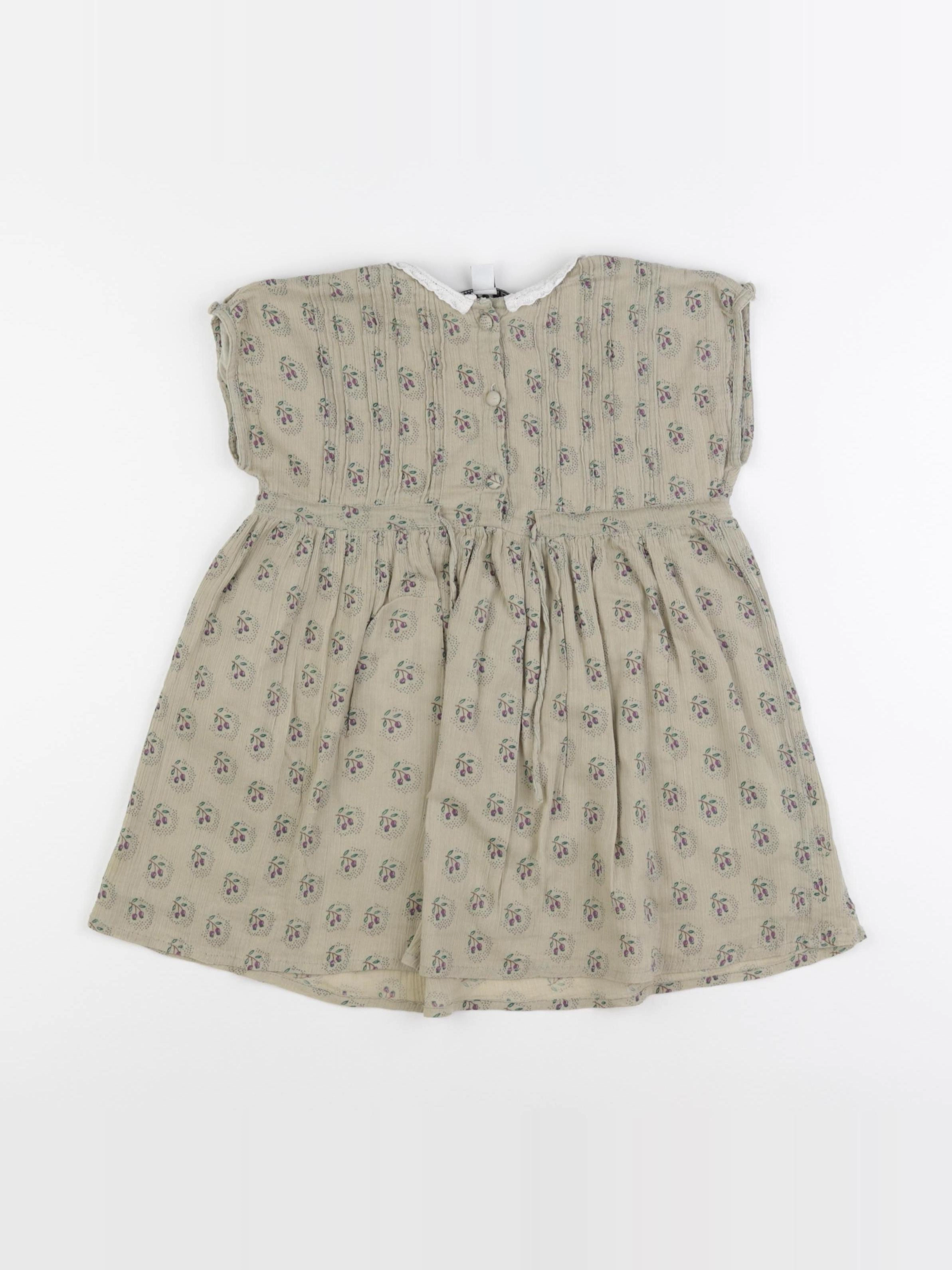 Emile et Ida - robe vert - 4 ans