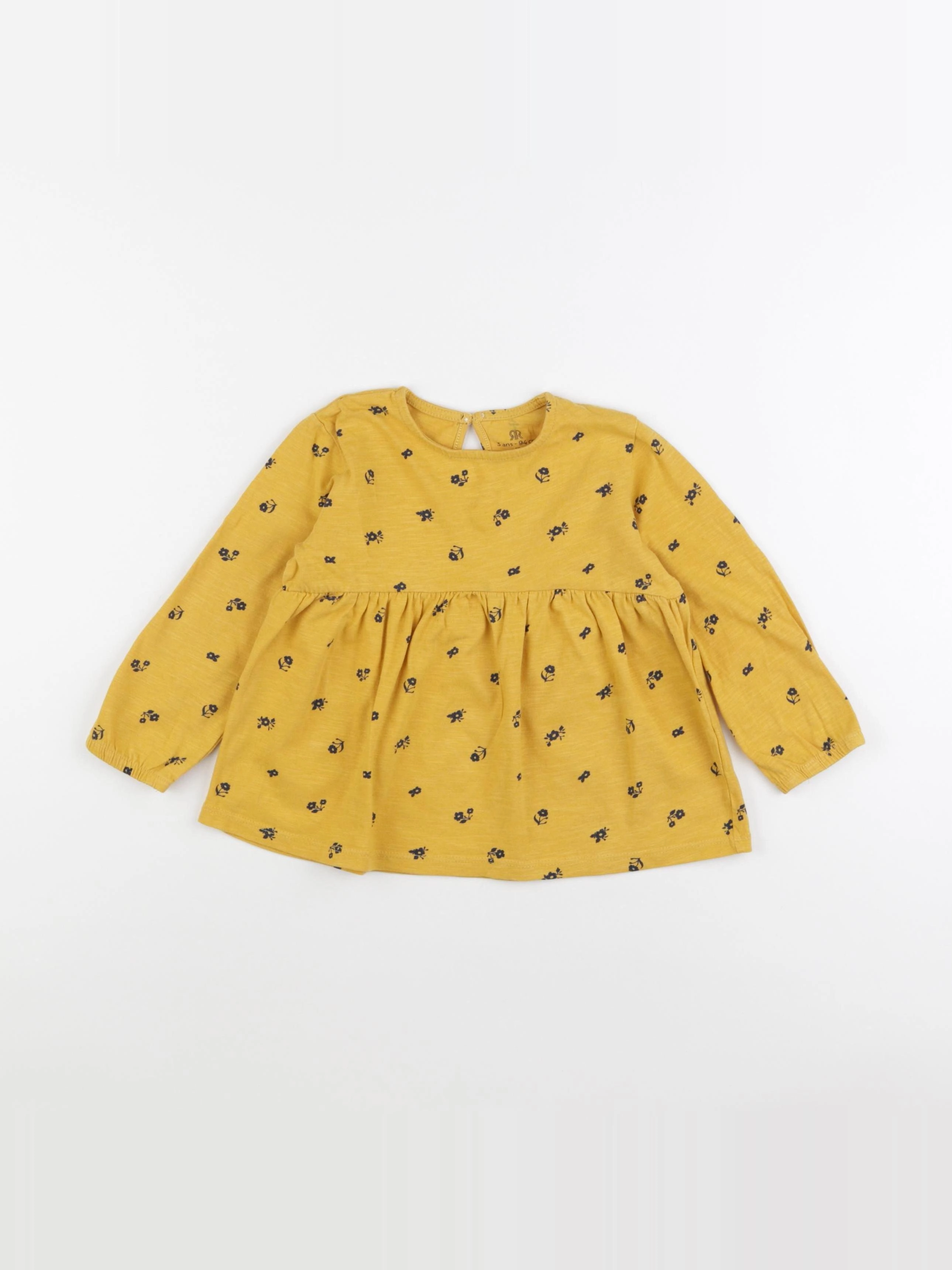 La Redoute - tee-shirt jaune - 3 ans