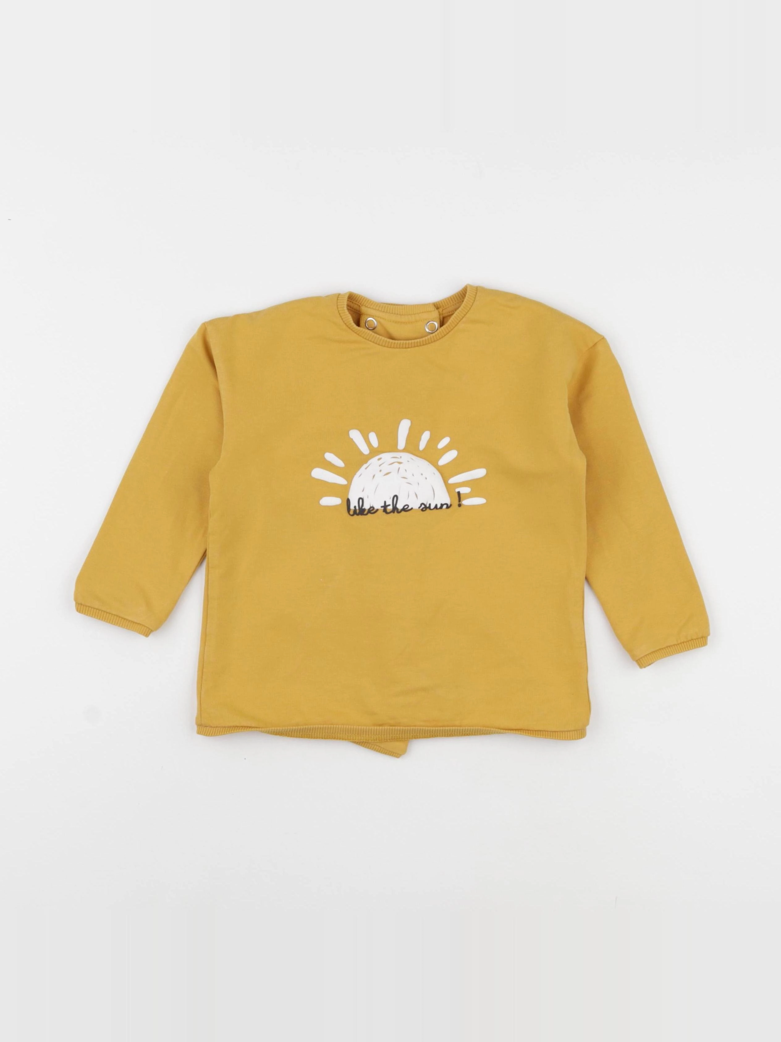 La Redoute - sweat jaune - 3 ans