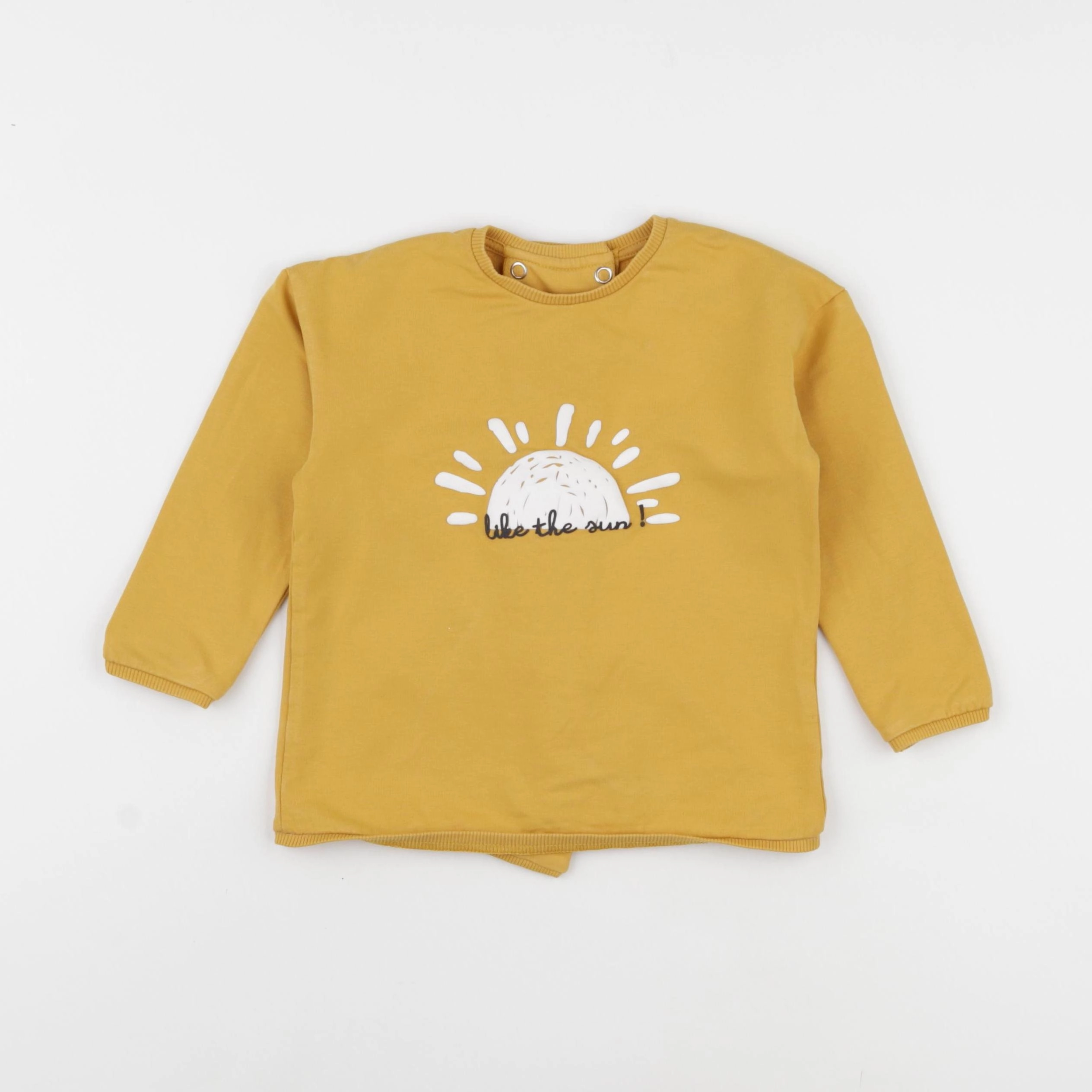 La Redoute - sweat jaune - 3 ans