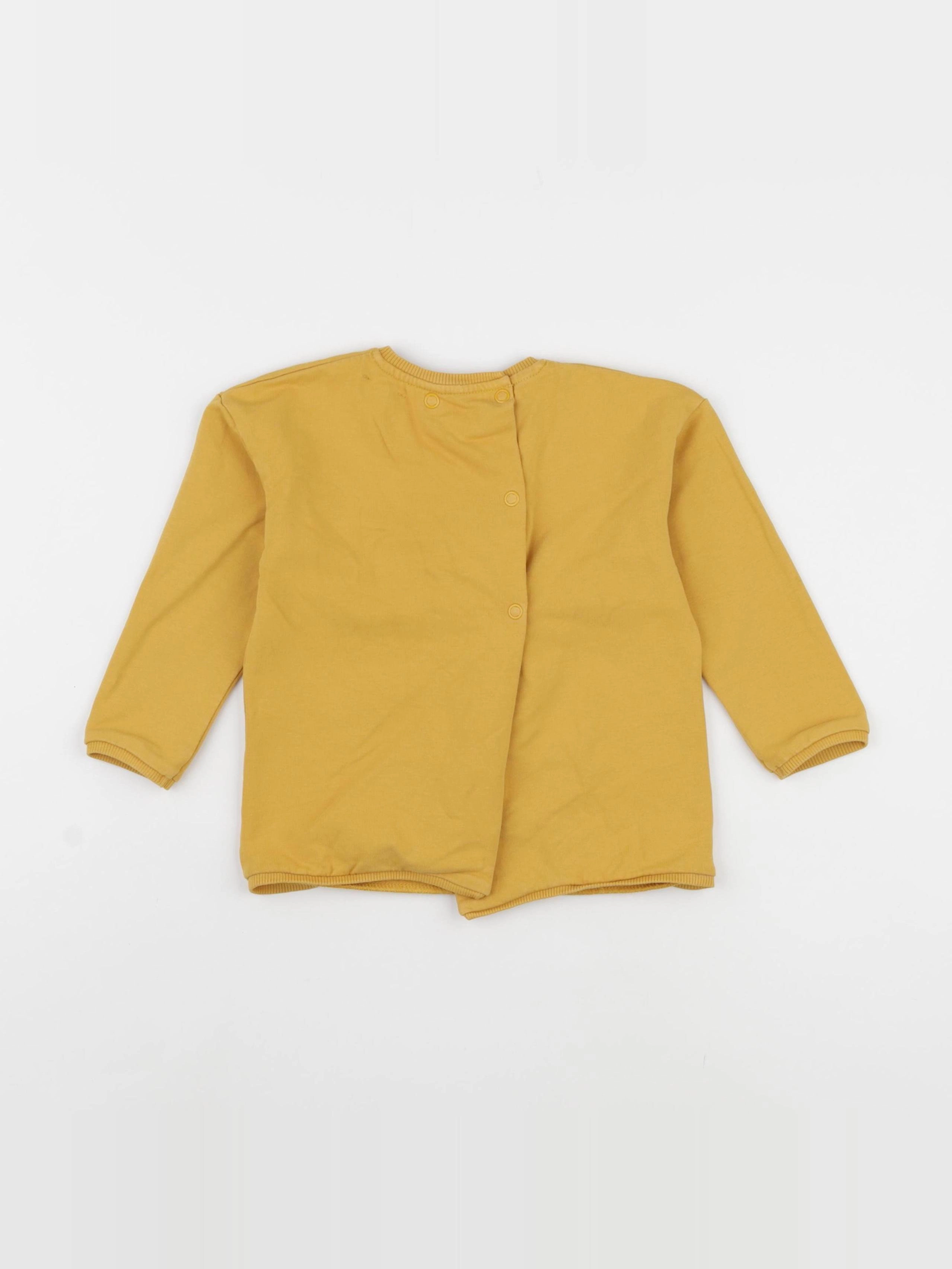 La Redoute - sweat jaune - 3 ans